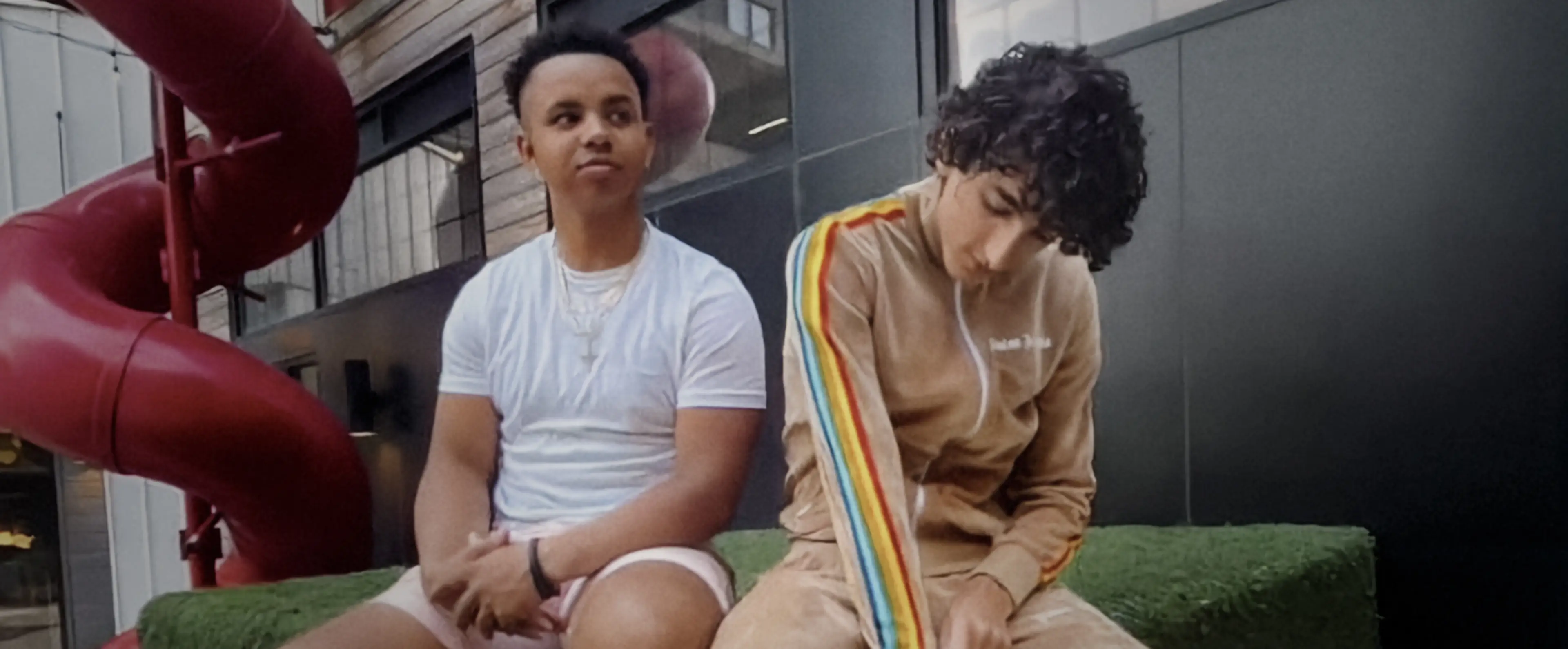Davion Flanagan and Dominic Russo both died when a car Mackenzie Shirilla was driving with them in it crashed into a wall at 100mph (Netflix)
