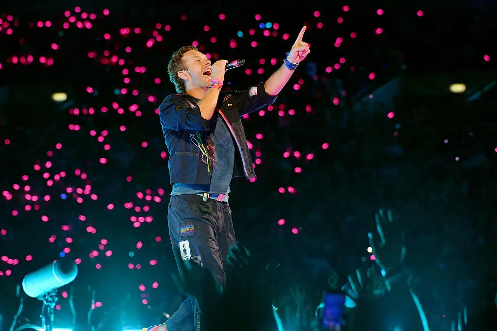 Chris Martin even made a joke at the time about Bryon and Cabot (Jim Dyson/Getty Images)