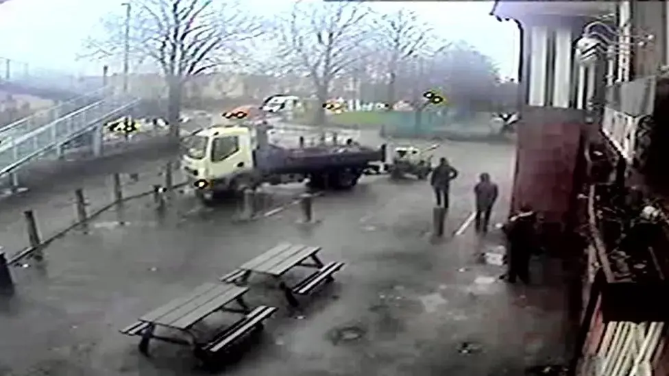 There was CCTV footage of the incident.