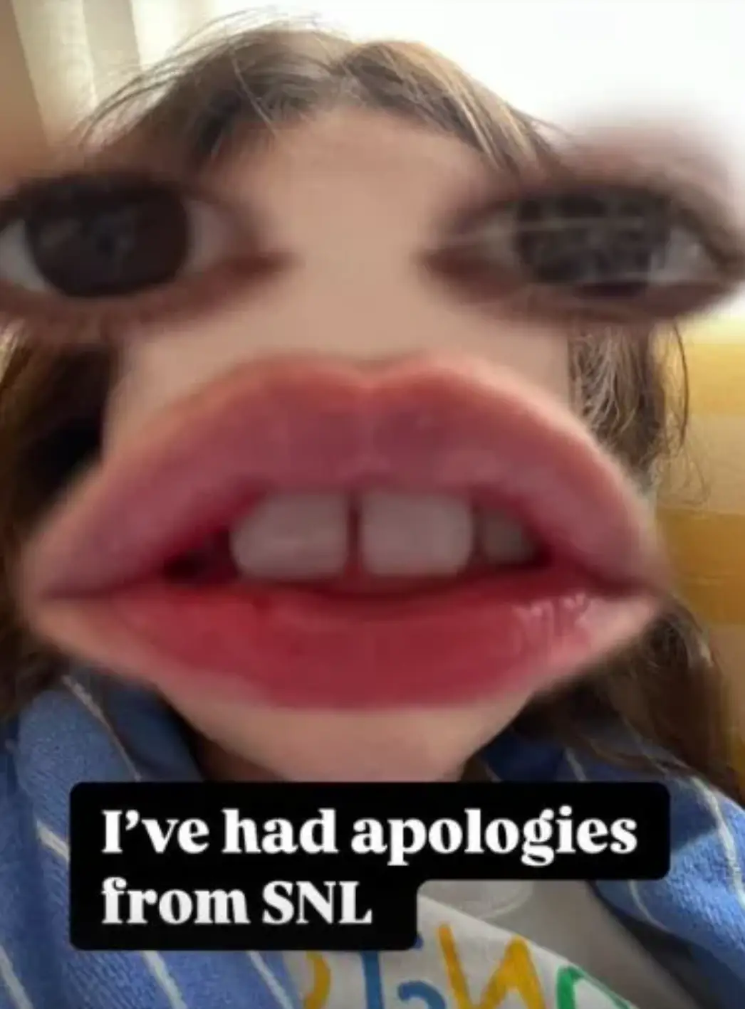 It's pretty rare that SNL hand out apologies (Instagram/@aimeelouwood)