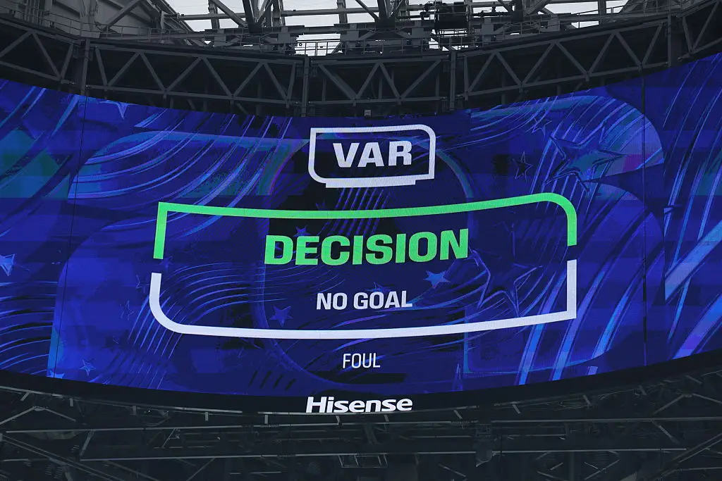 There will now be a VAR assistant present in the stadium in case of connection issues (Richard Sellers/Sportsphoto/Allstar via Getty Images)