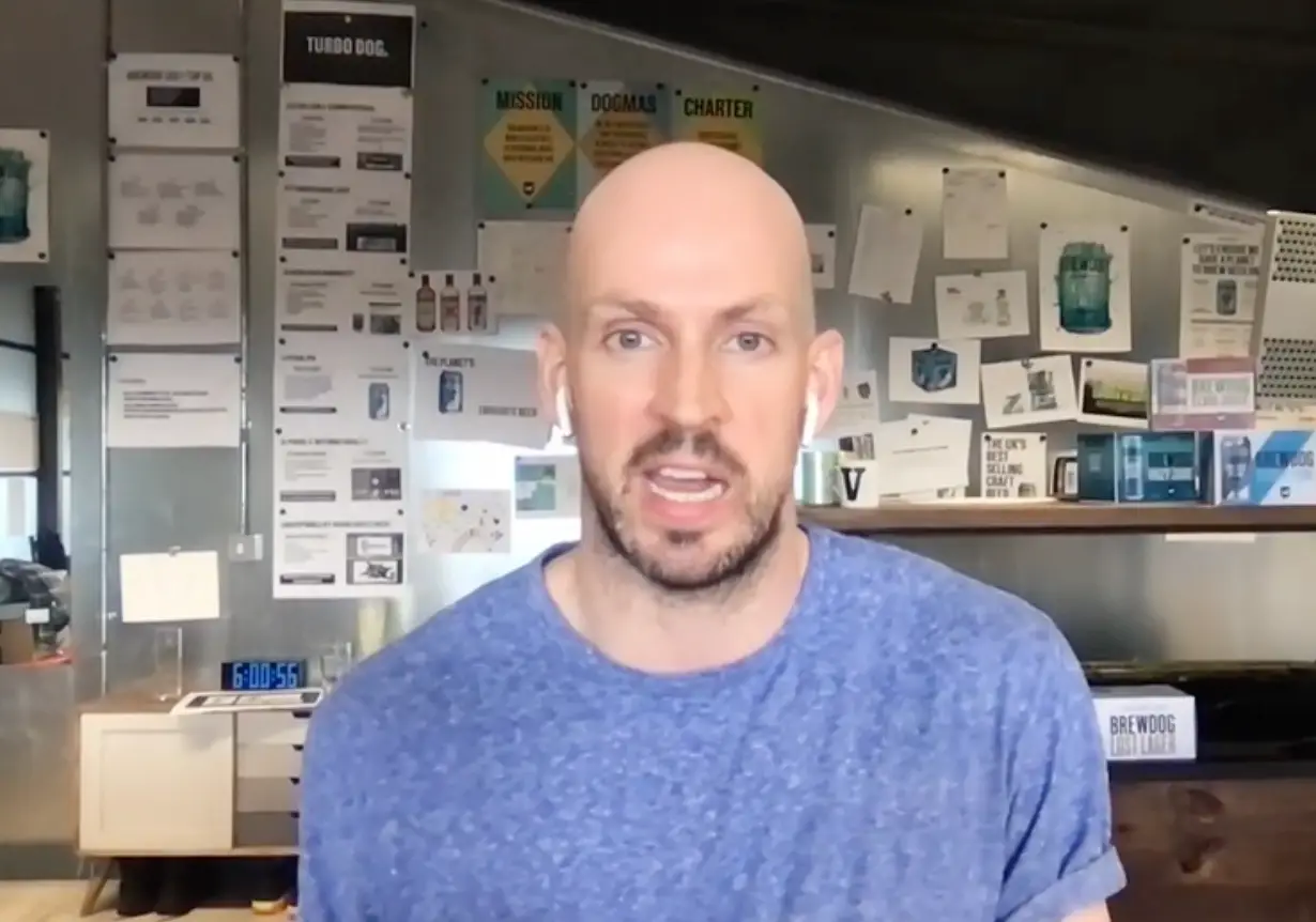 BrewDog boss James Watt.