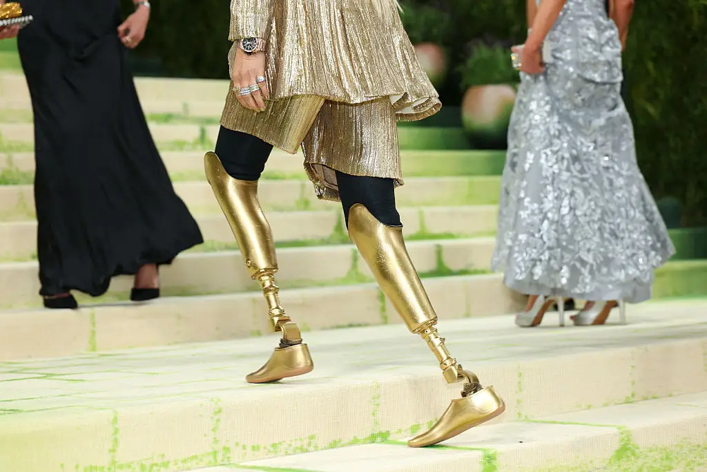 Lauren Wasser had her legs amputated in 2012 and 2018 after complications from TSS (Photo by Angela Weiss / AFP via Getty Images)