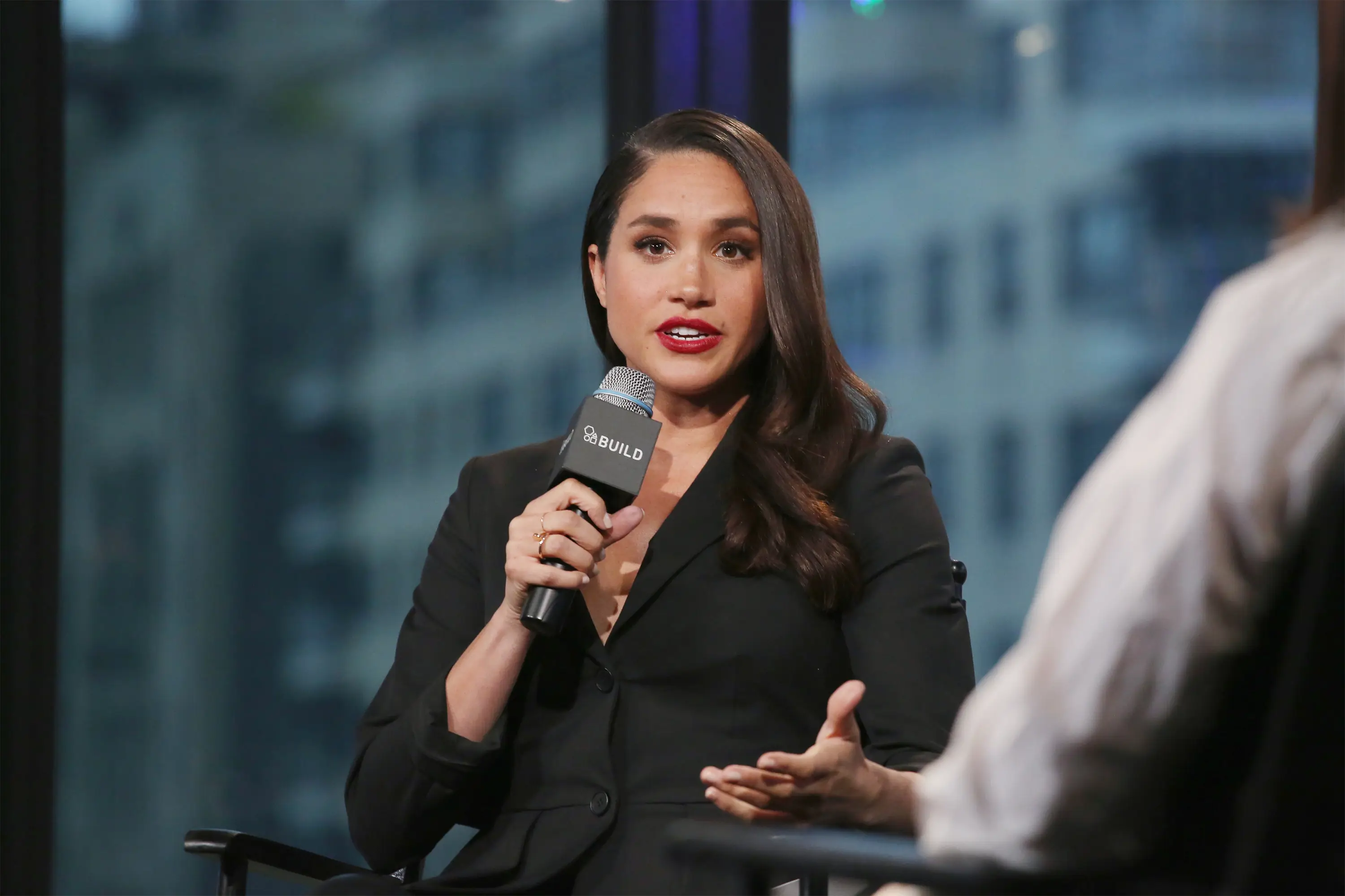 The show's creator Aaron Korsh said the Duchess of Sussex has an 'open invitation' to return (Mireya Acierto/FilmMagic)