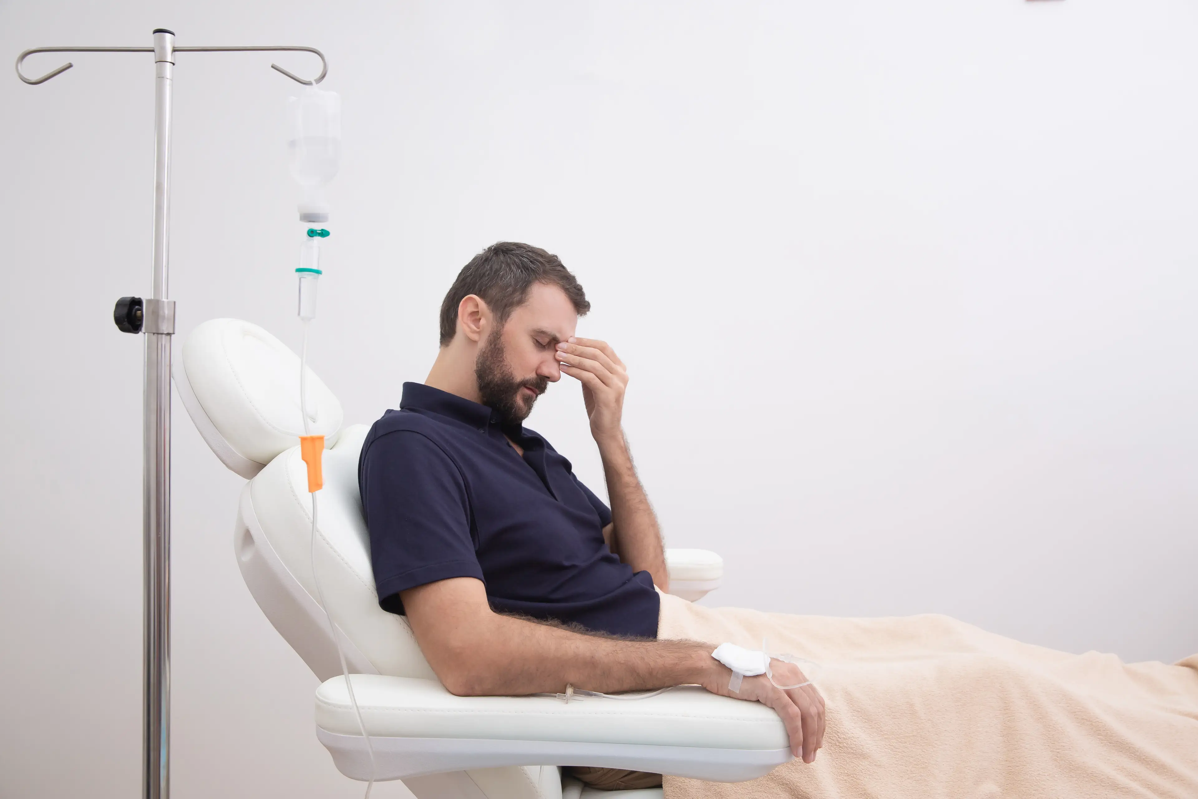 The man ended up in hospital explaining he'd had a hangover for four weeks (Getty Stock Photo)