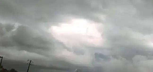 The footage appears to show a figure.