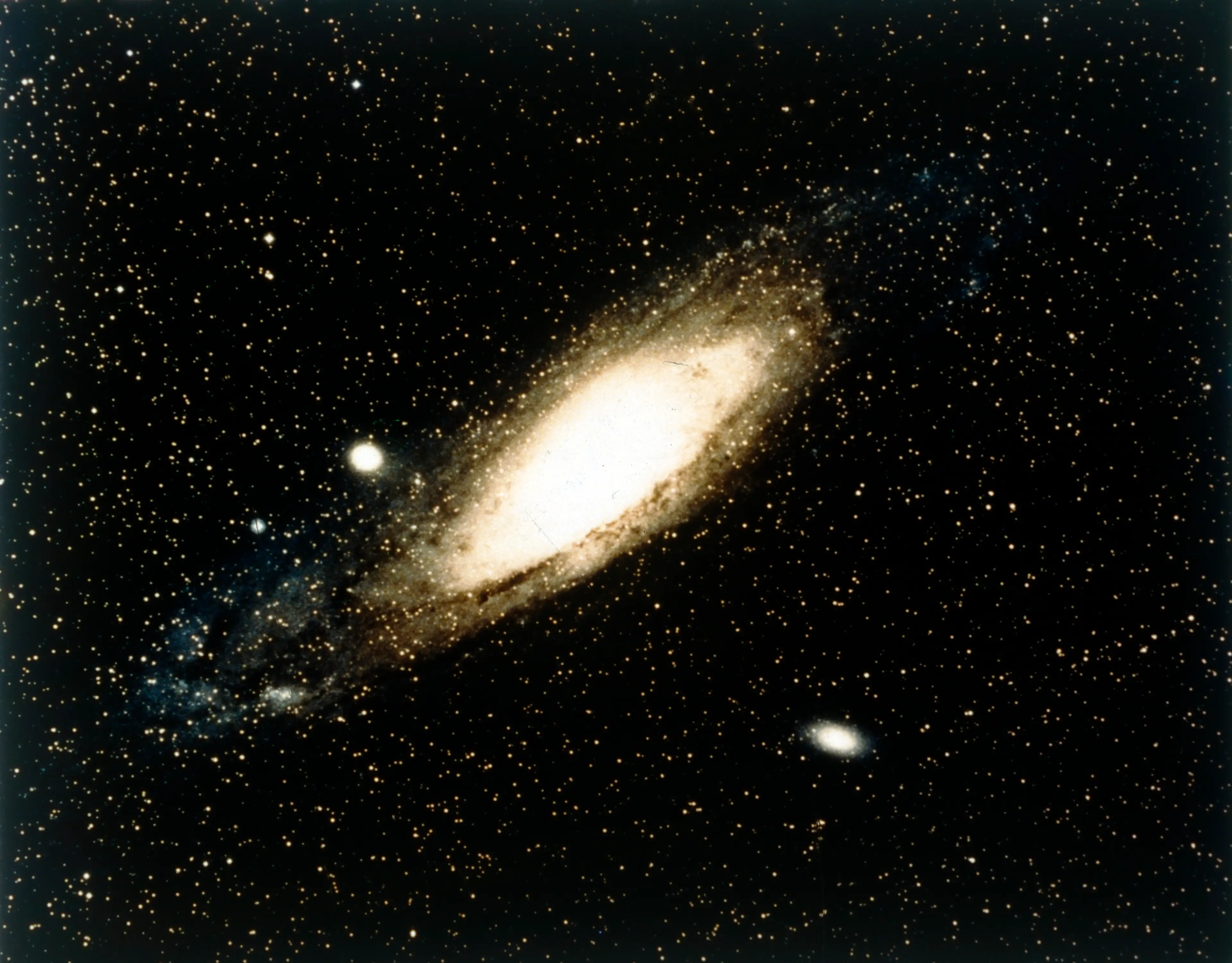 The Andromeda galaxy (pictured) is the Milky Way's closest neighbour (Heritage Space/Heritage Images/Getty Images)