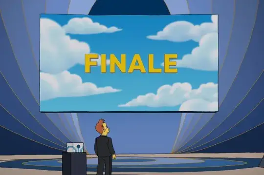 The fake finale episode left fans of The Simpson thinking about the show's future (Fox)