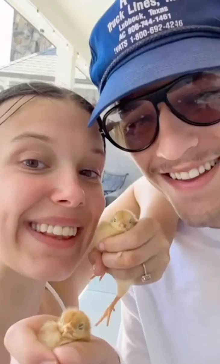 Millie Bobby Brown and Jake Bongiovi have plenty of animal babies (Instagram/@milliebobbybrown)