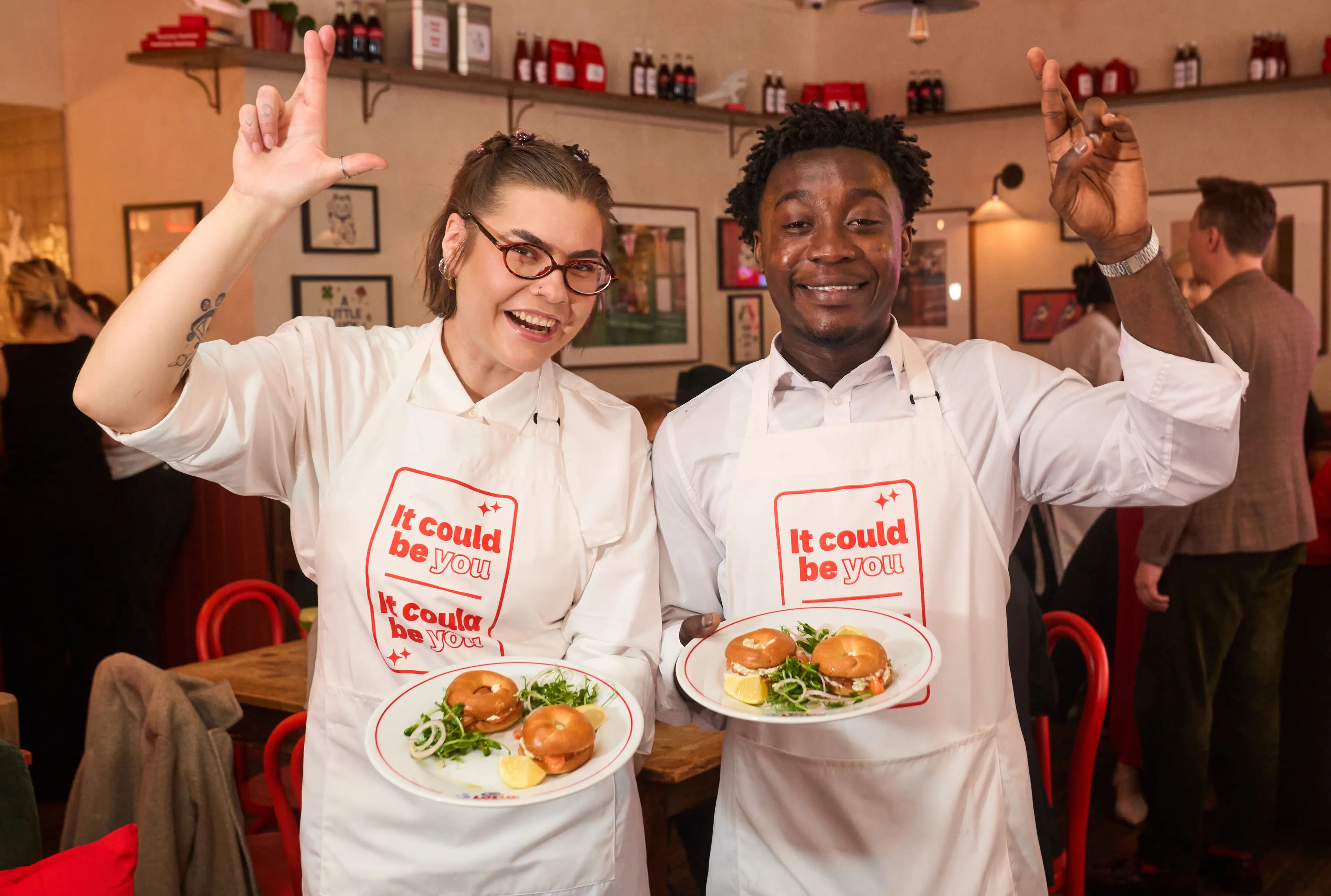 The Two Yolks: Lotto's Luckiest Cafe opens to the public tomorrow. (The National Lottery)