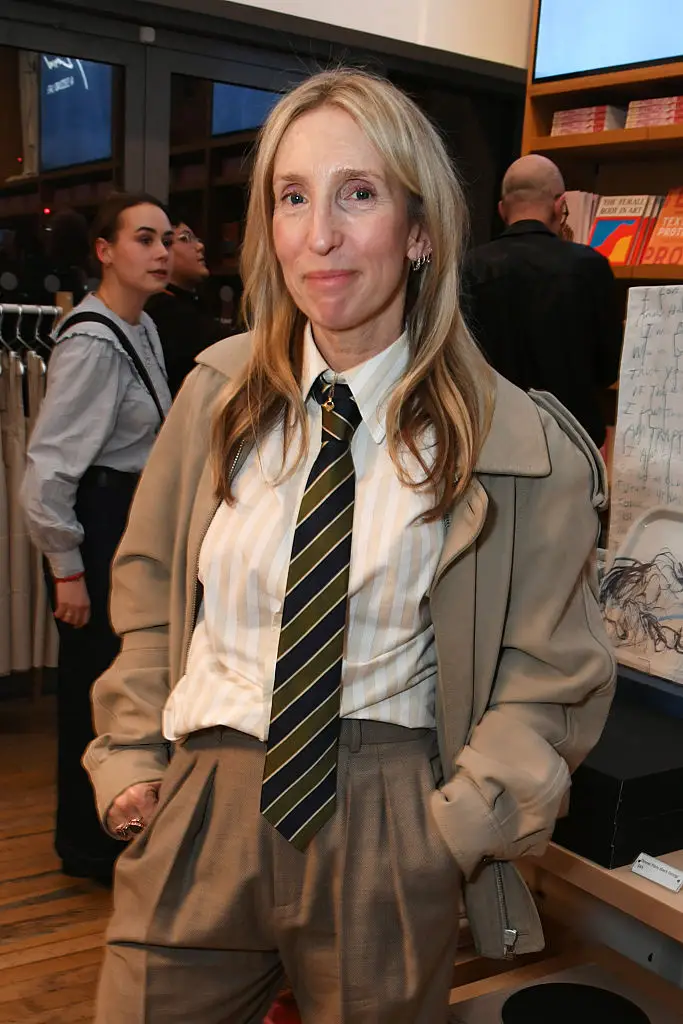 Sam Taylor-Johnson says that she doesn't feel the age gap between herself and husband Aaron (Dave Benett/Getty Images)