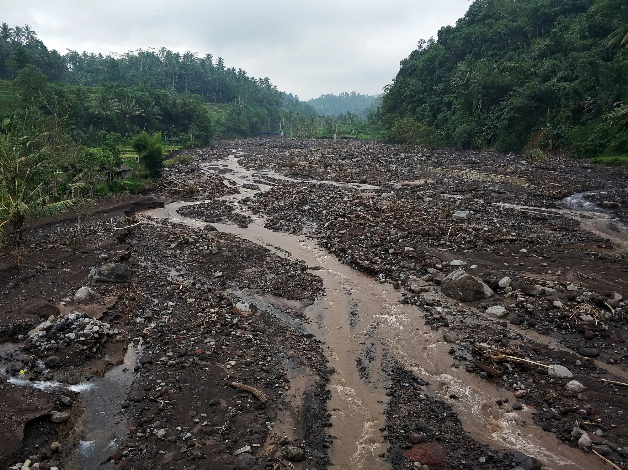 Volcanic mudflow can be impossible to stop (Getty Stock)