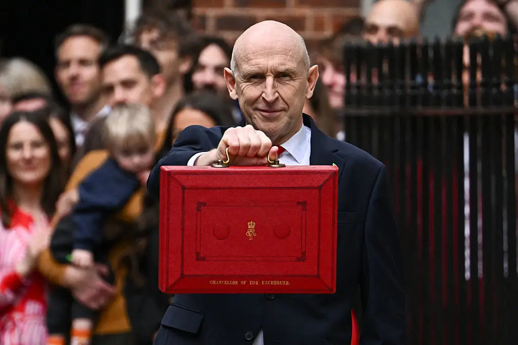John Healey confirmed his Budget today (Dylan Martinez - WPA Pool/Getty Images)