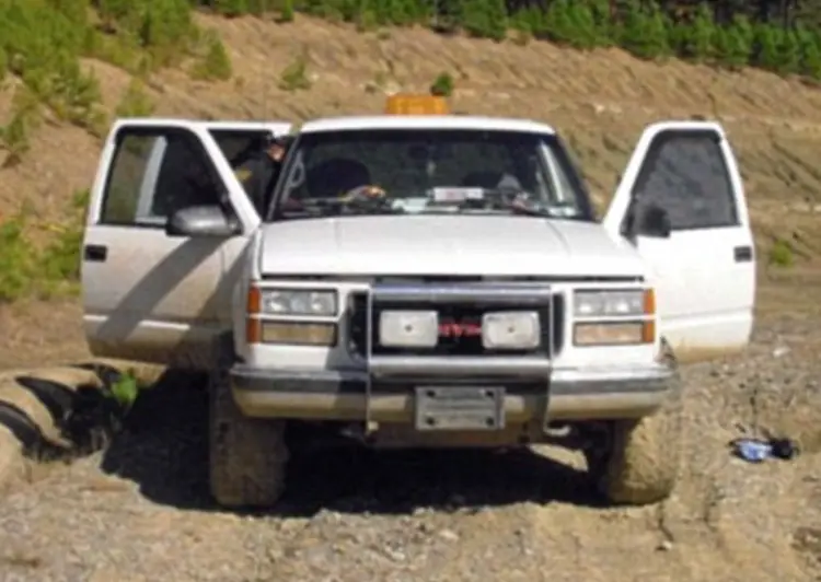The family truck was found with their dog and belongings still inside, but their bodies wouldn't be discovered for years (Latimer County Sheriff) 