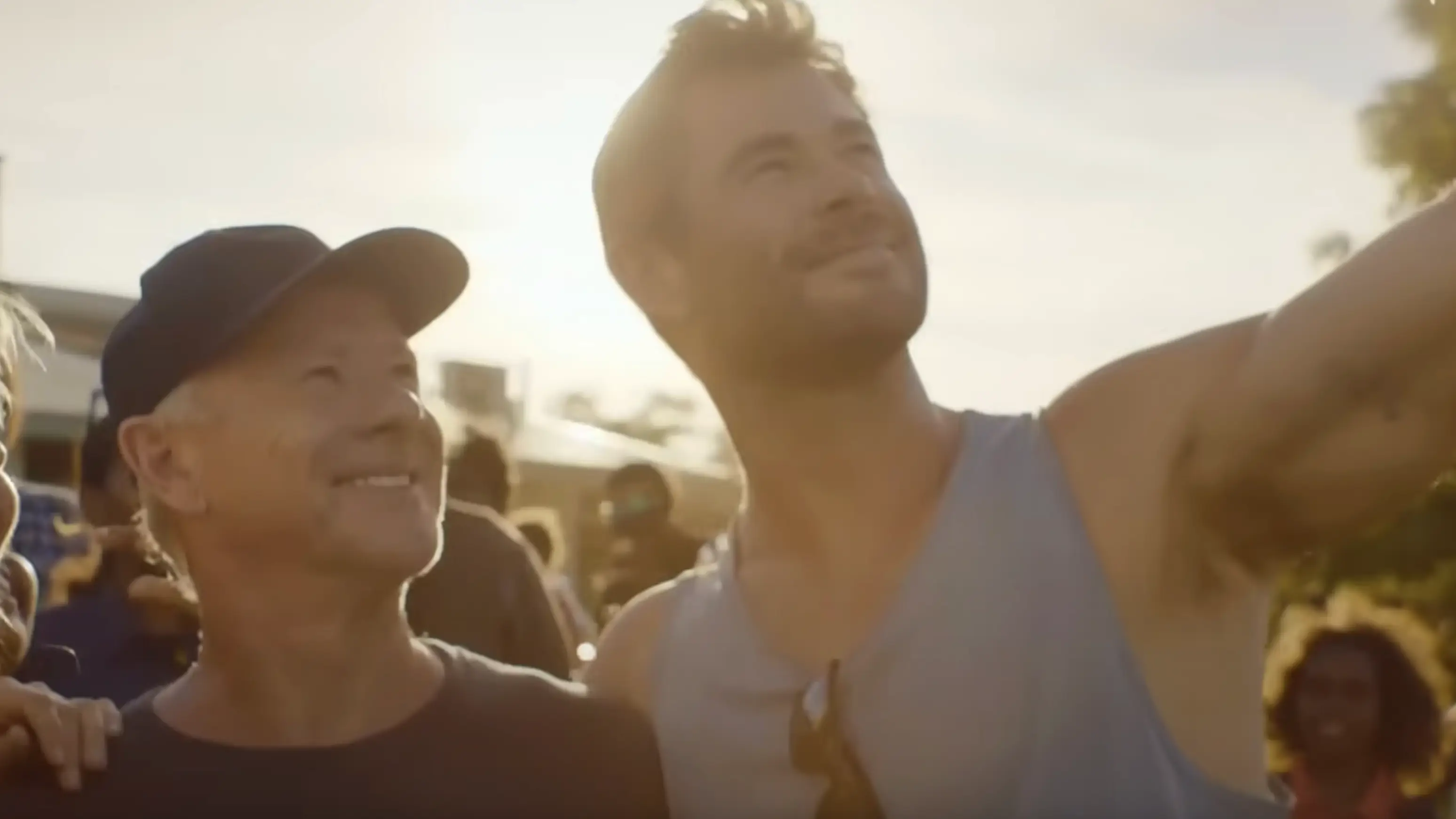 Hemsworth and his dad star in a new docuseries as the latter is dealing with early stages of Alzheimer's (National Geographic)