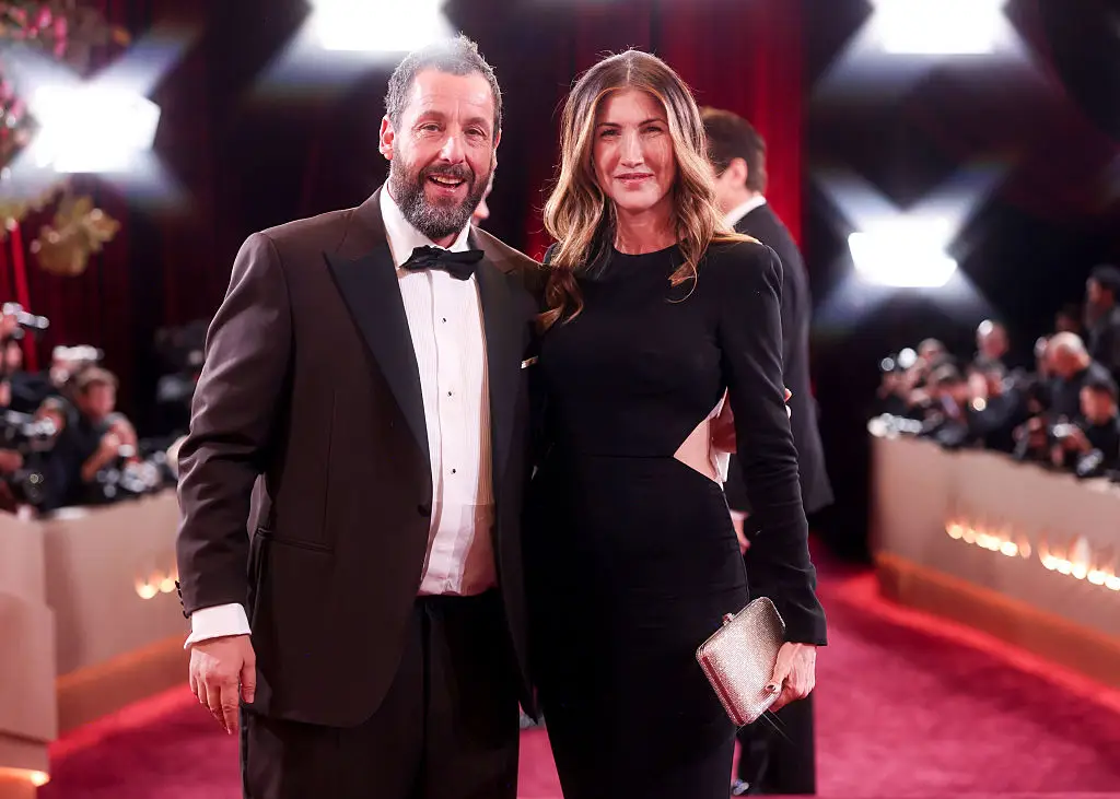 Sandler and wife, Jackie (Christopher Polk/2026GG/Penske Media via Getty Images)