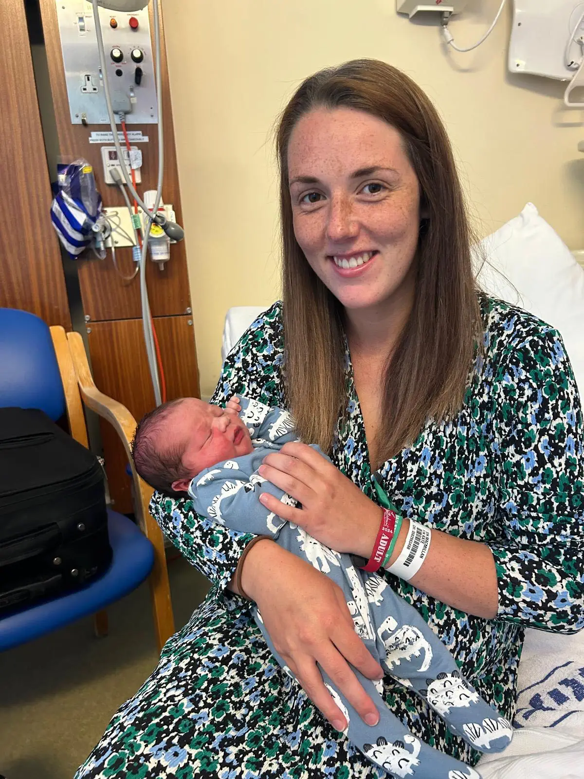 Kate went into labour at Belladrum Tartan Heart festival and gave birth to her son two hours later. (Peter Jolly)