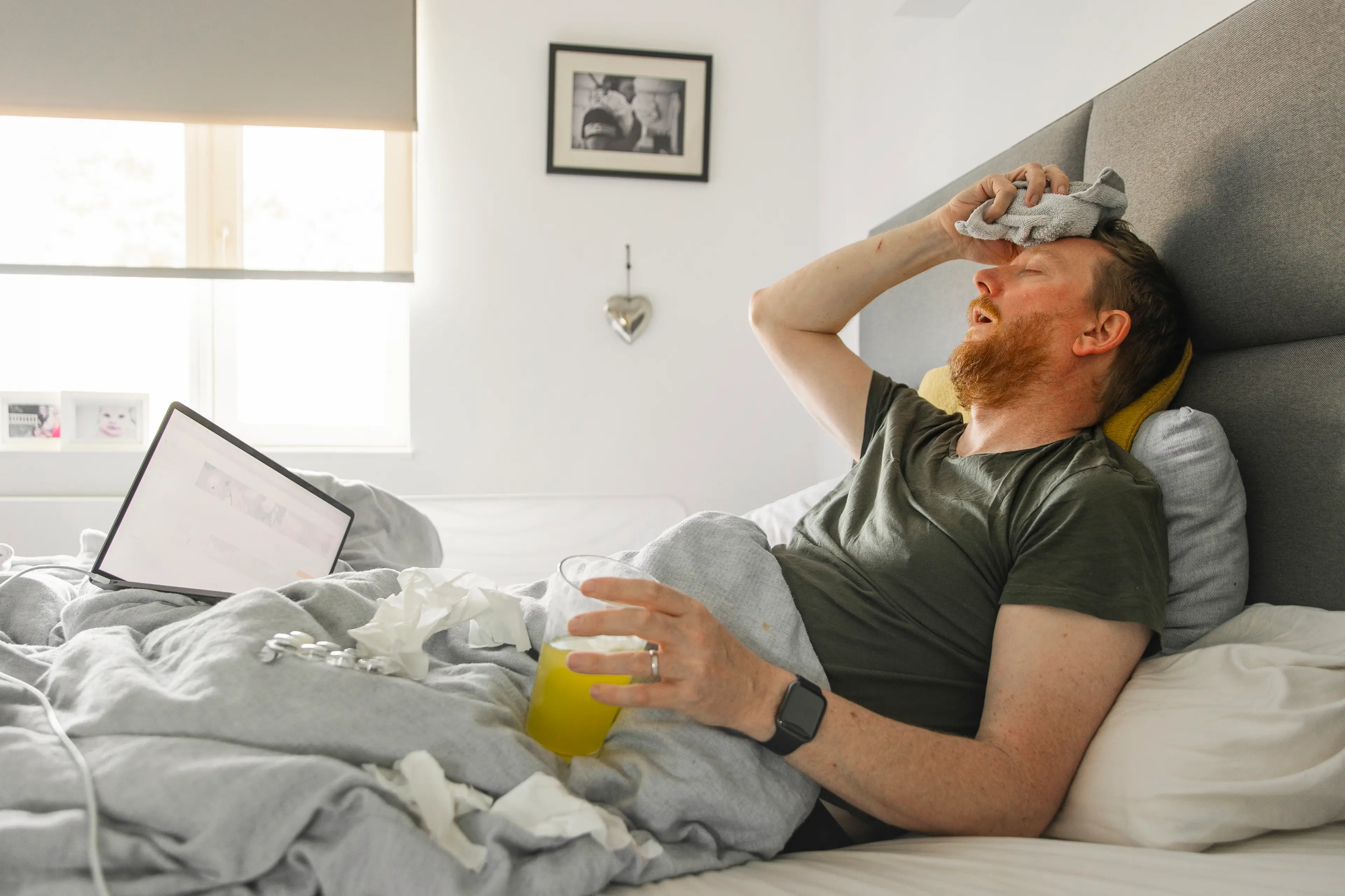 If you haven't had a fever from the flu for 24 hours and you've not being taking medication, then you should no longer be contagious (Getty Stock Photo)