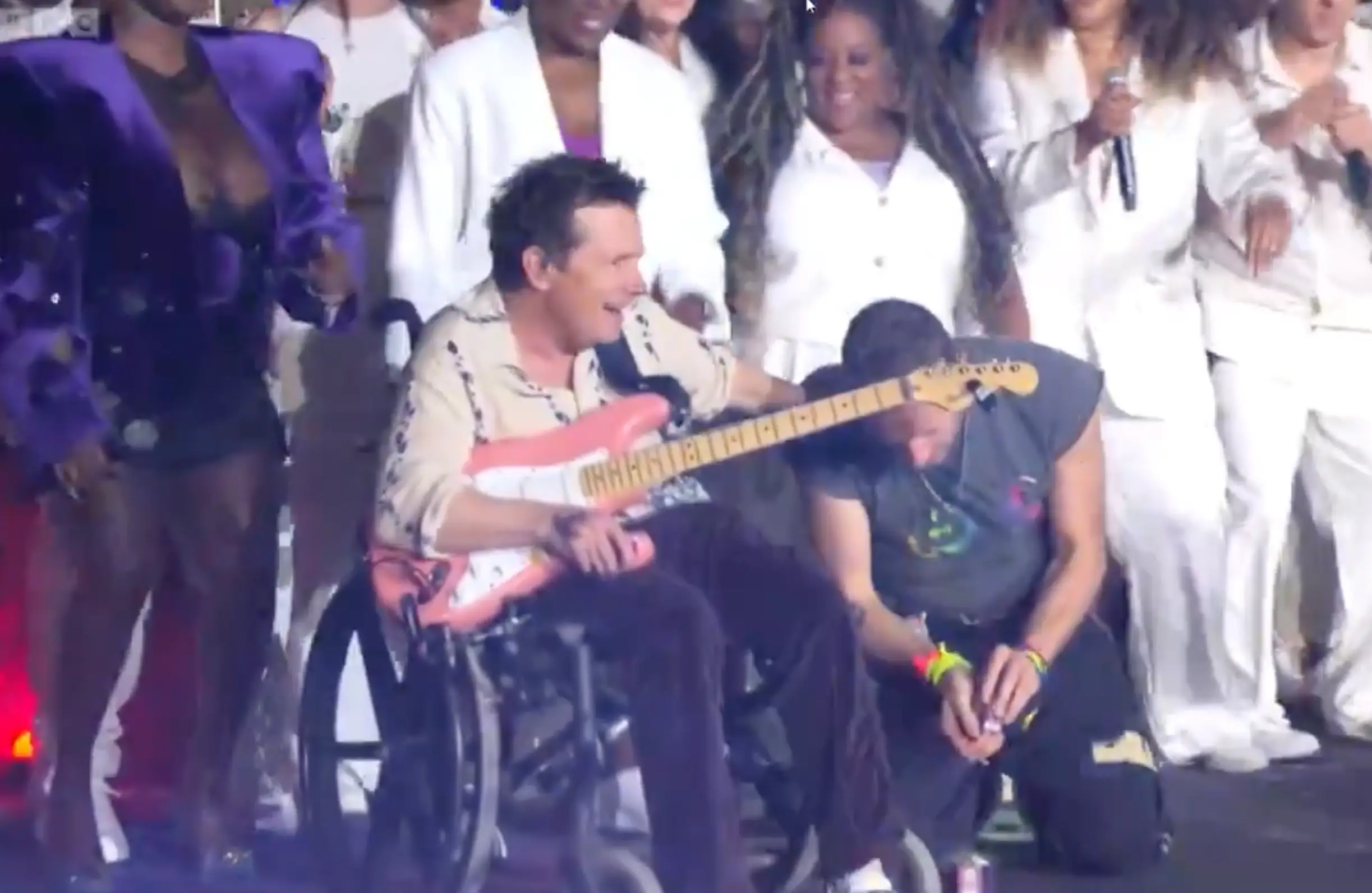 Fans said the moment made them cry. (BBC)