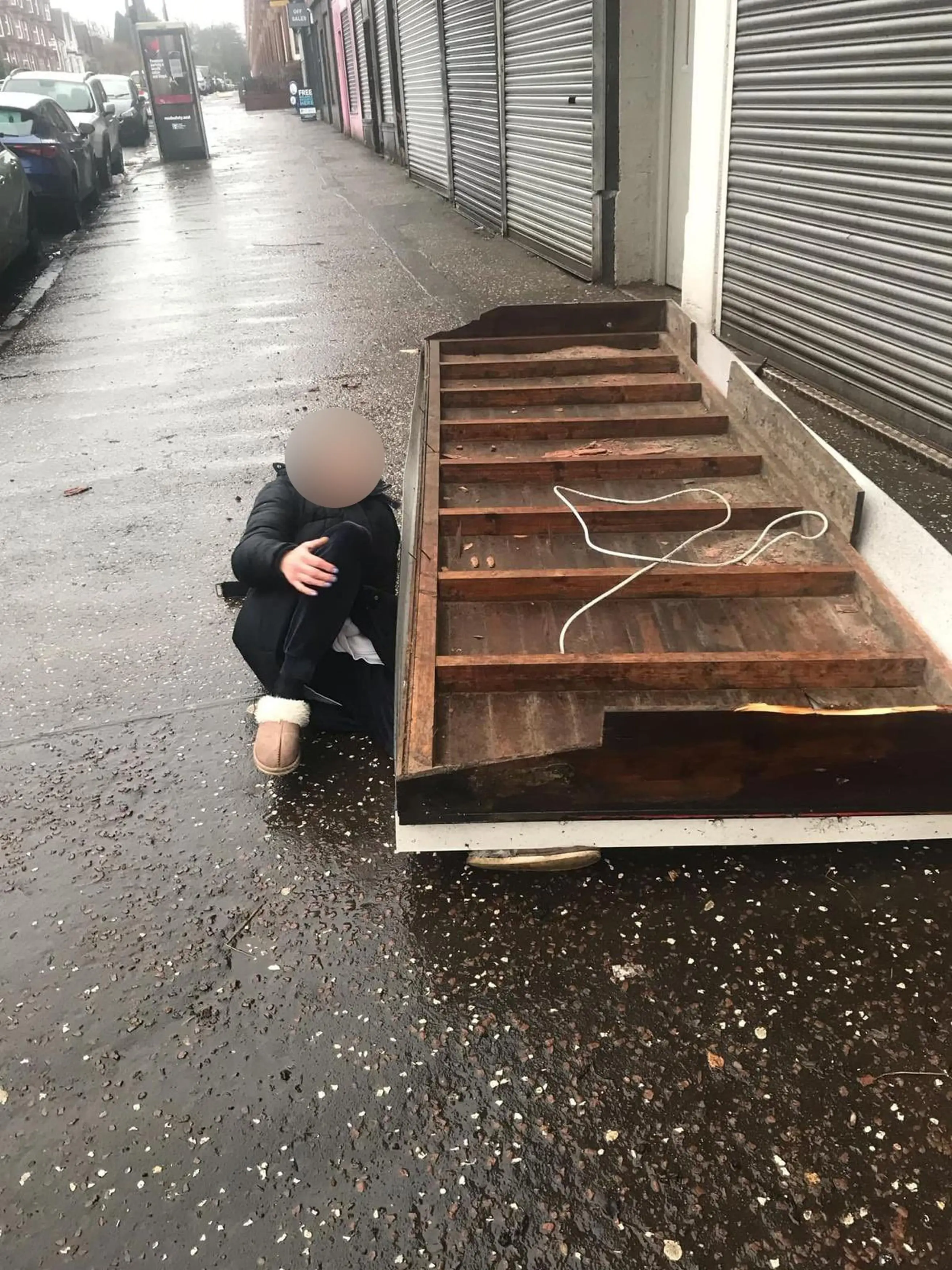 The woman apparently faked the images (Kennedy News and Media)