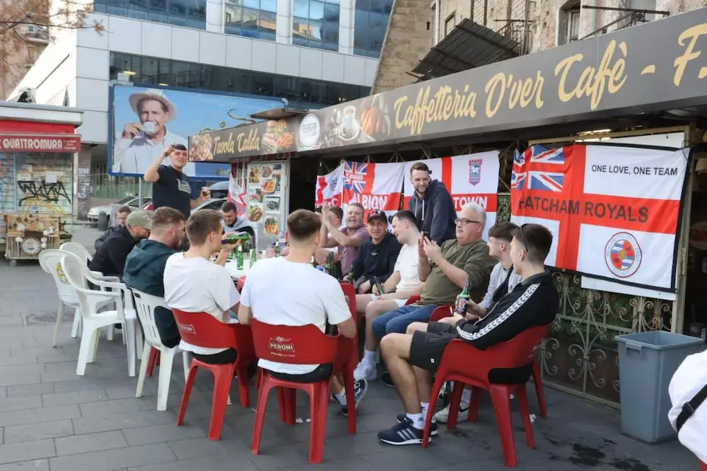 Naples has introduced an alcohol ban on the day of the game.