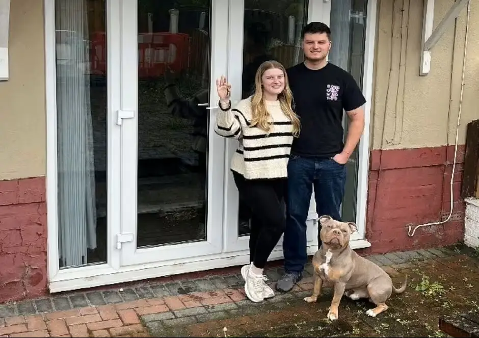 Saffron and her husband Reece wanted to get out of renting and buy a house (Skipton Building Society)