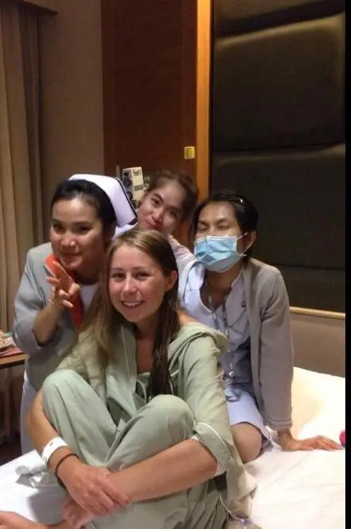 When she was 21, Chelsea became seriously ill while travelling through Thailand and had to be placed in a coma (Encephalitis International)