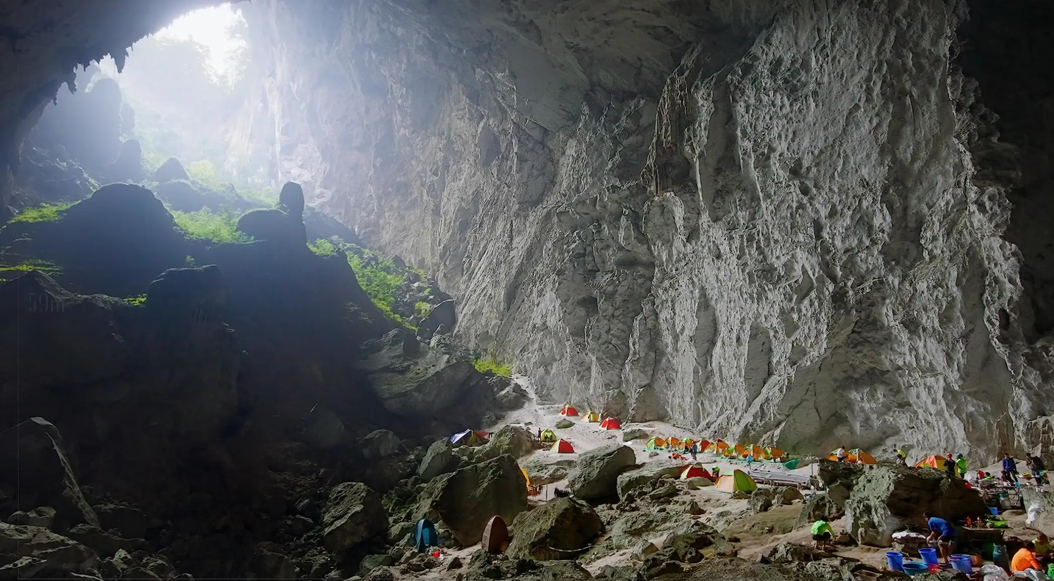 The cave is believed to be between two and five million years old.