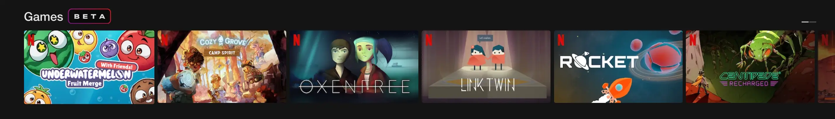 Netflix's games section is controversial amongst users (Netflix)