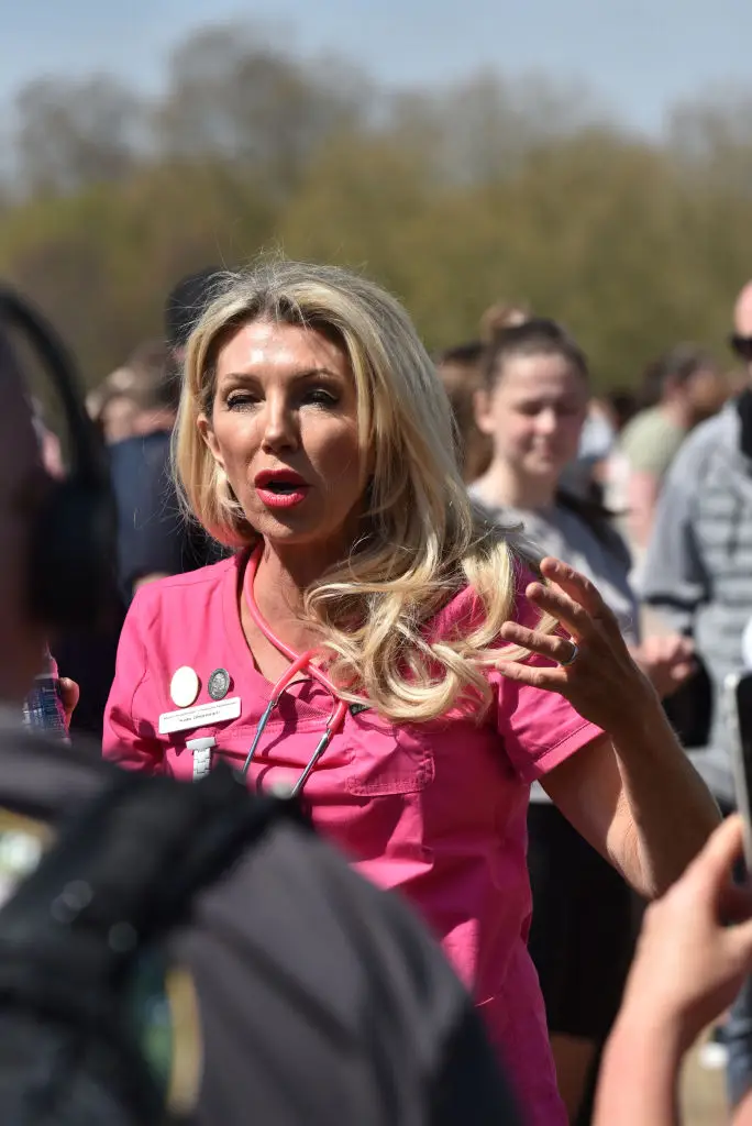 Kate took part in anti lockdown and anti vaccine protests (Matthew Chattle/Future Publishing via Getty Images)