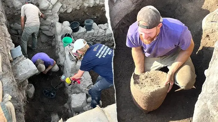 The team has uncovered evidence of a Jewish fishing village and a Roman-era city  (Steven Notley)