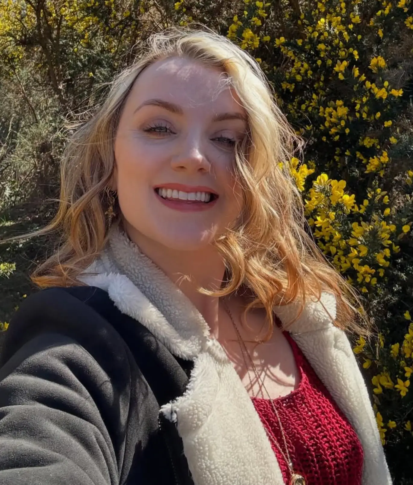 The Irish actress received backlash for failing to criticise Rowling's comments (Instagram/evannalynch)