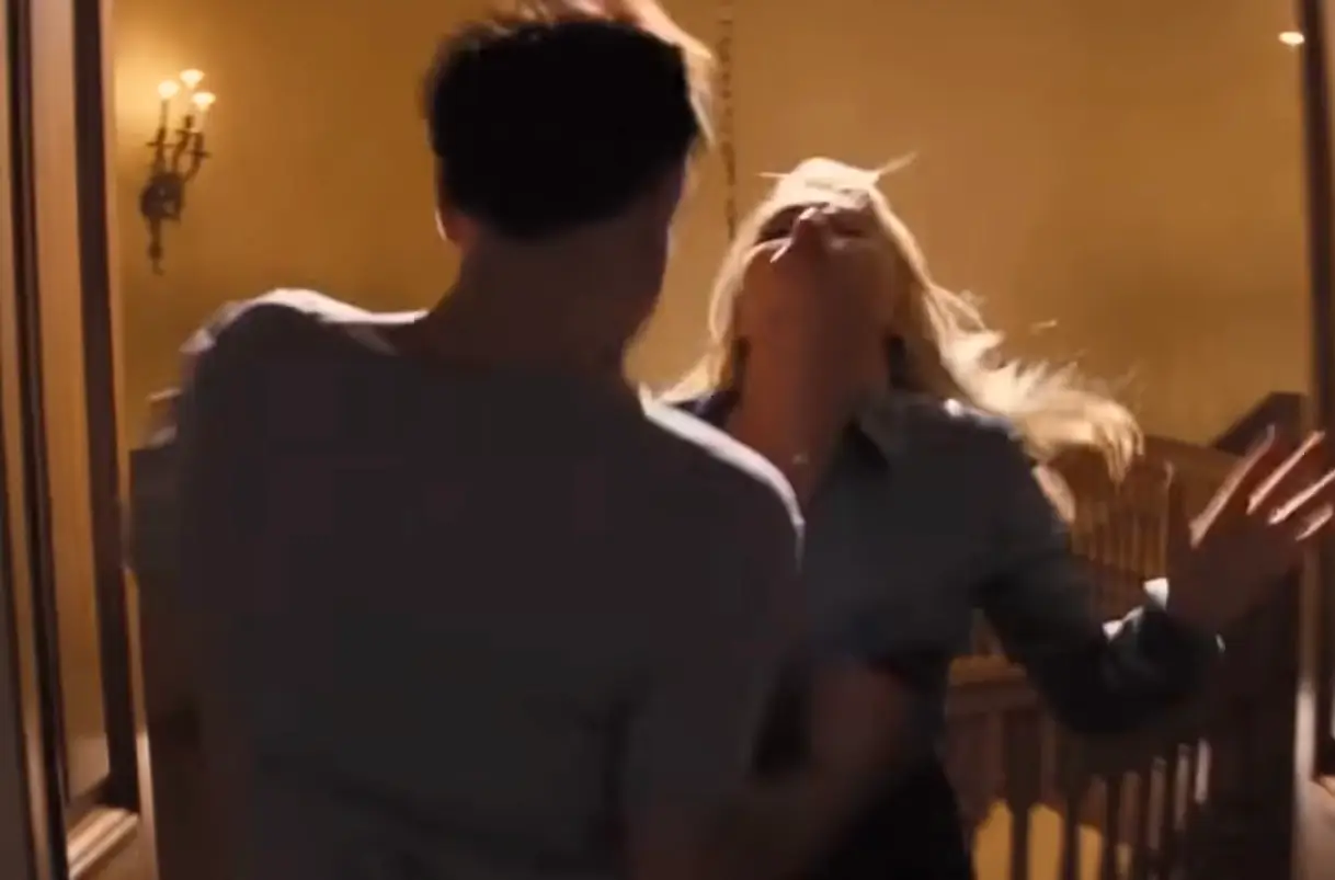 The actress and Leonardo DiCaprio were originally only meant to have a conversation (Paramount)