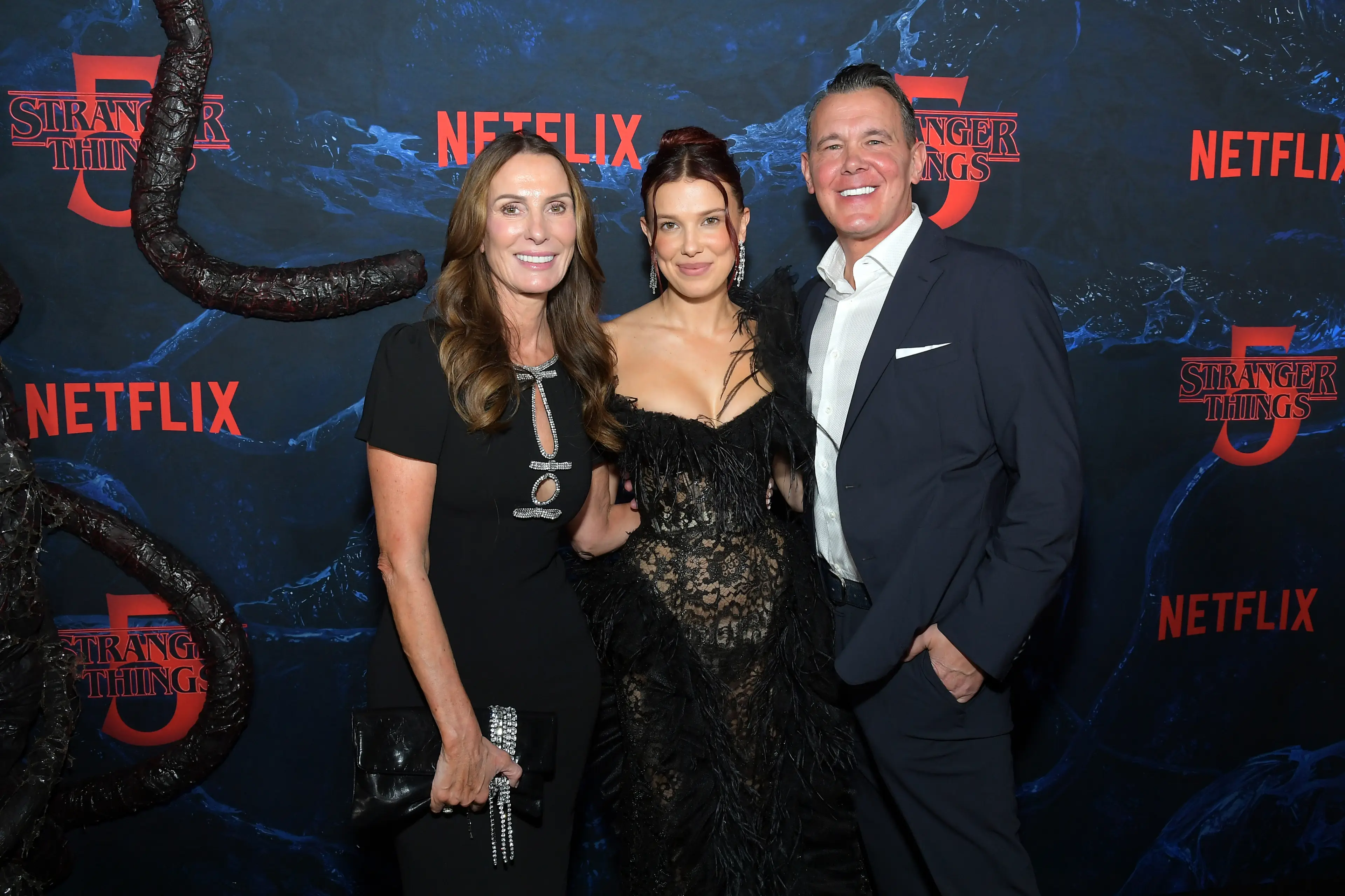 She thanked her mum Kelly for helping her prepare the cruel comments (Charley Gallay/Getty Images for Netflix)