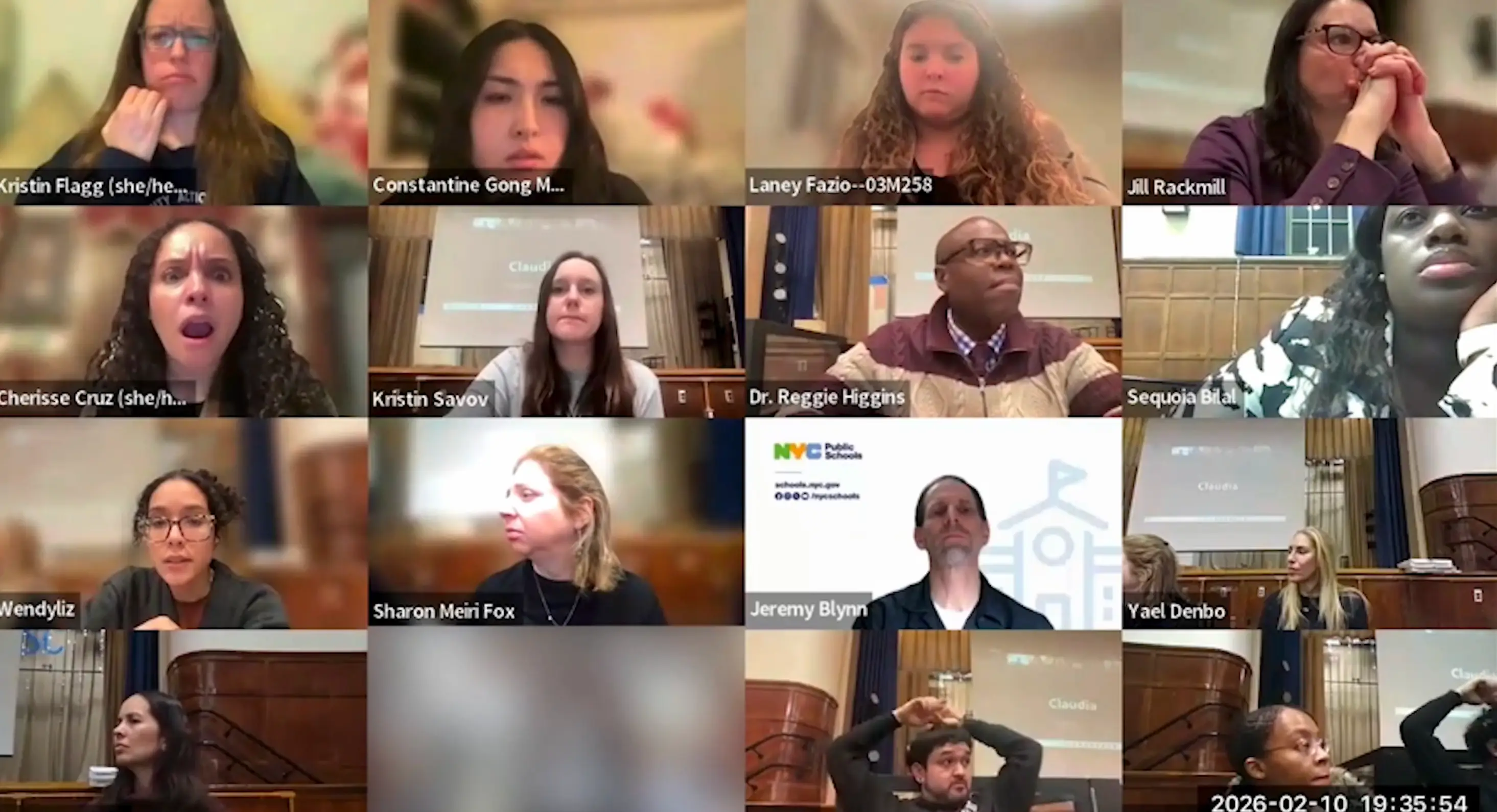 She seemed unaware her mic was unmuted. (CEC3)