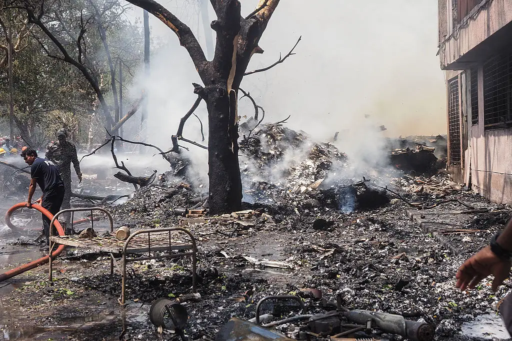 An investigation into the crash is currently underway (SAM PANTHAKY/AFP via Getty Images)