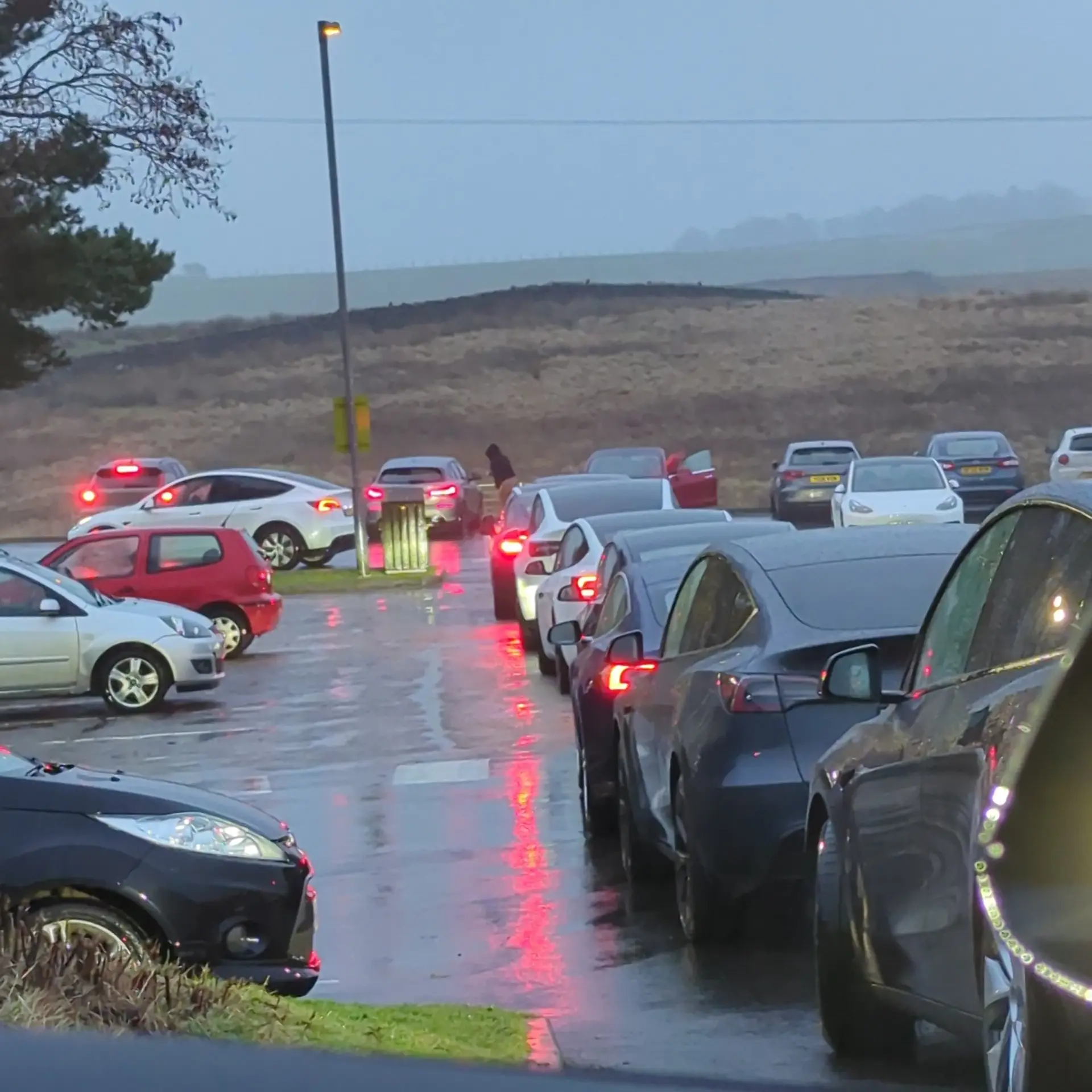 Some were stuck in a queue for hours.