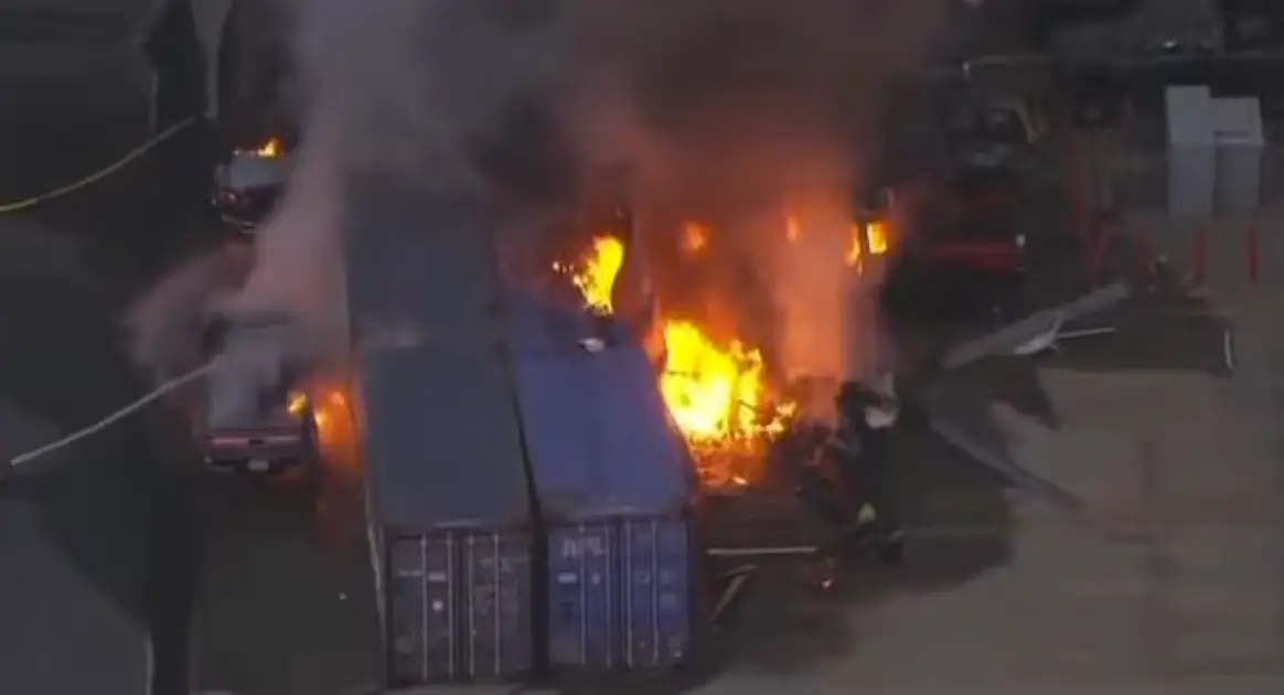 At least one person has also been injured in the incident (Fox)