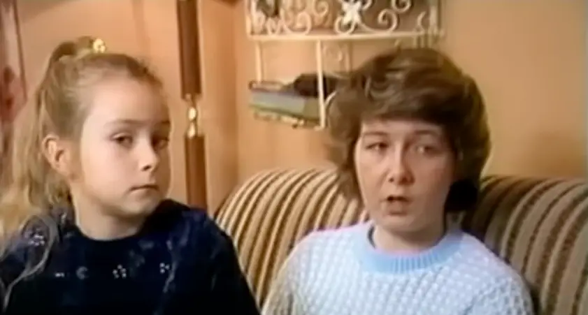 Nicola with her mum Kathleen (BBC)