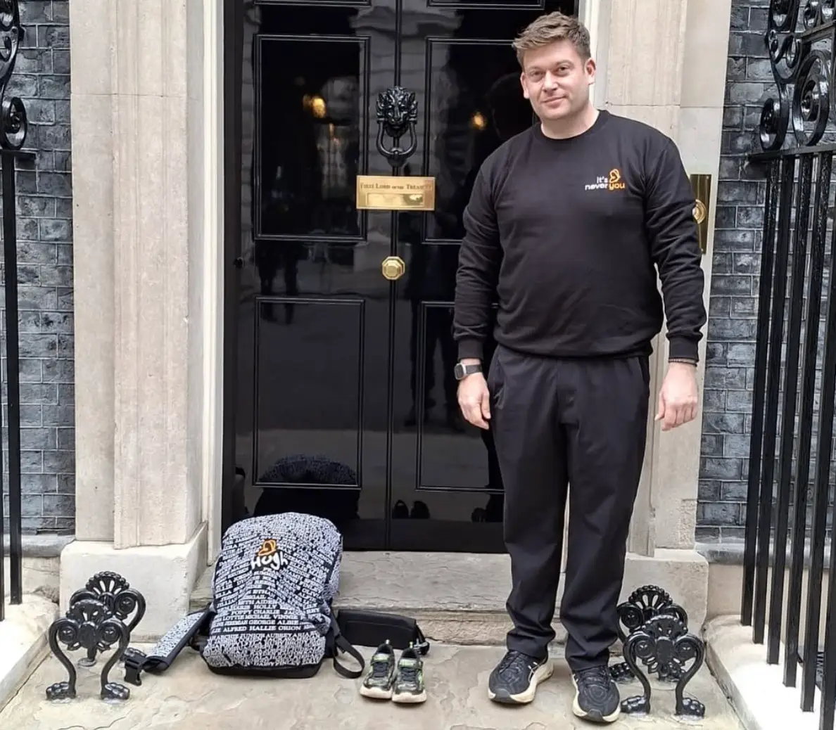 The father has been fighting to change laws in the UK (Instagram/ceri.menaidavis)