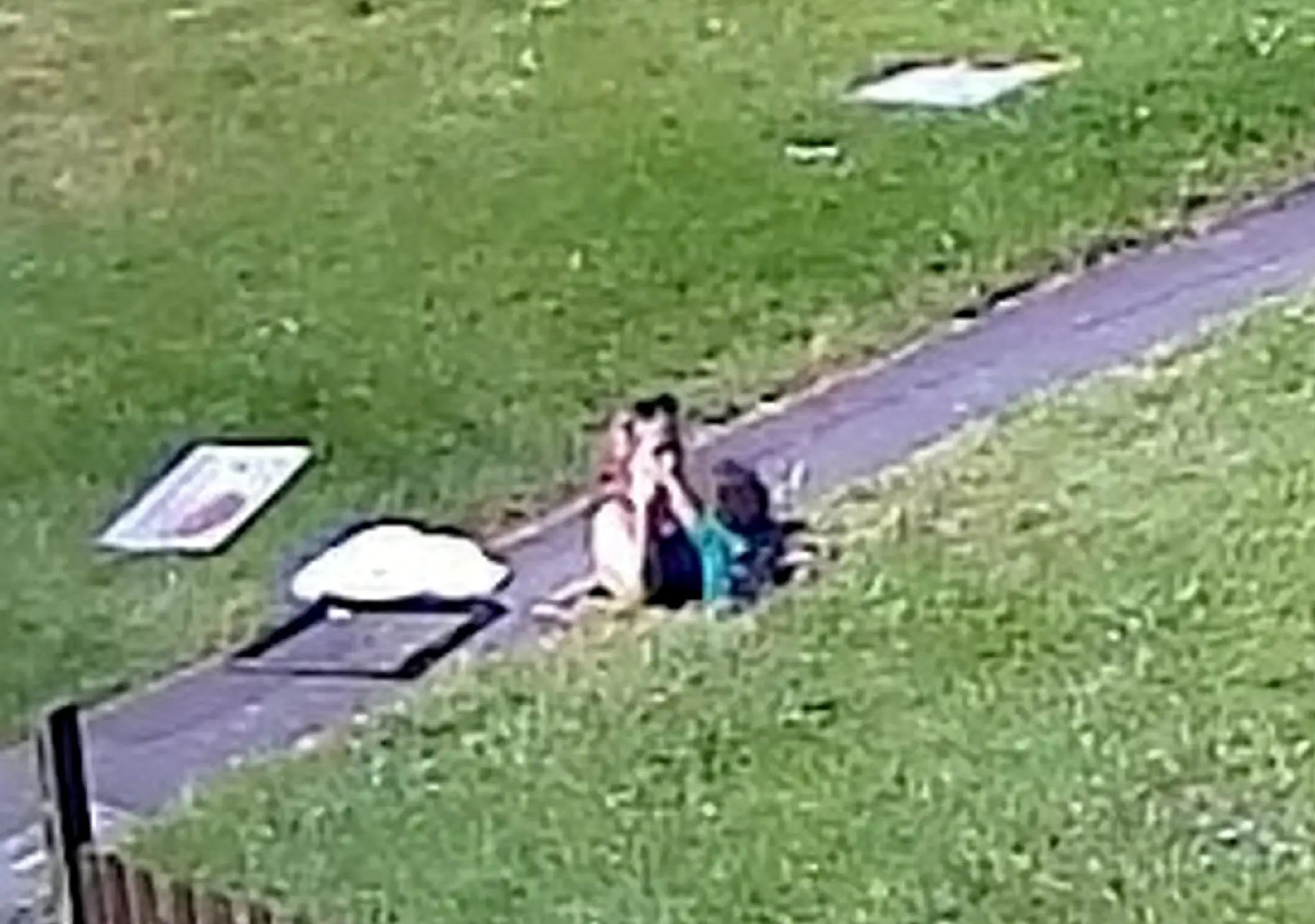 Amy Blyth jumped in to rescue her young son Theo.