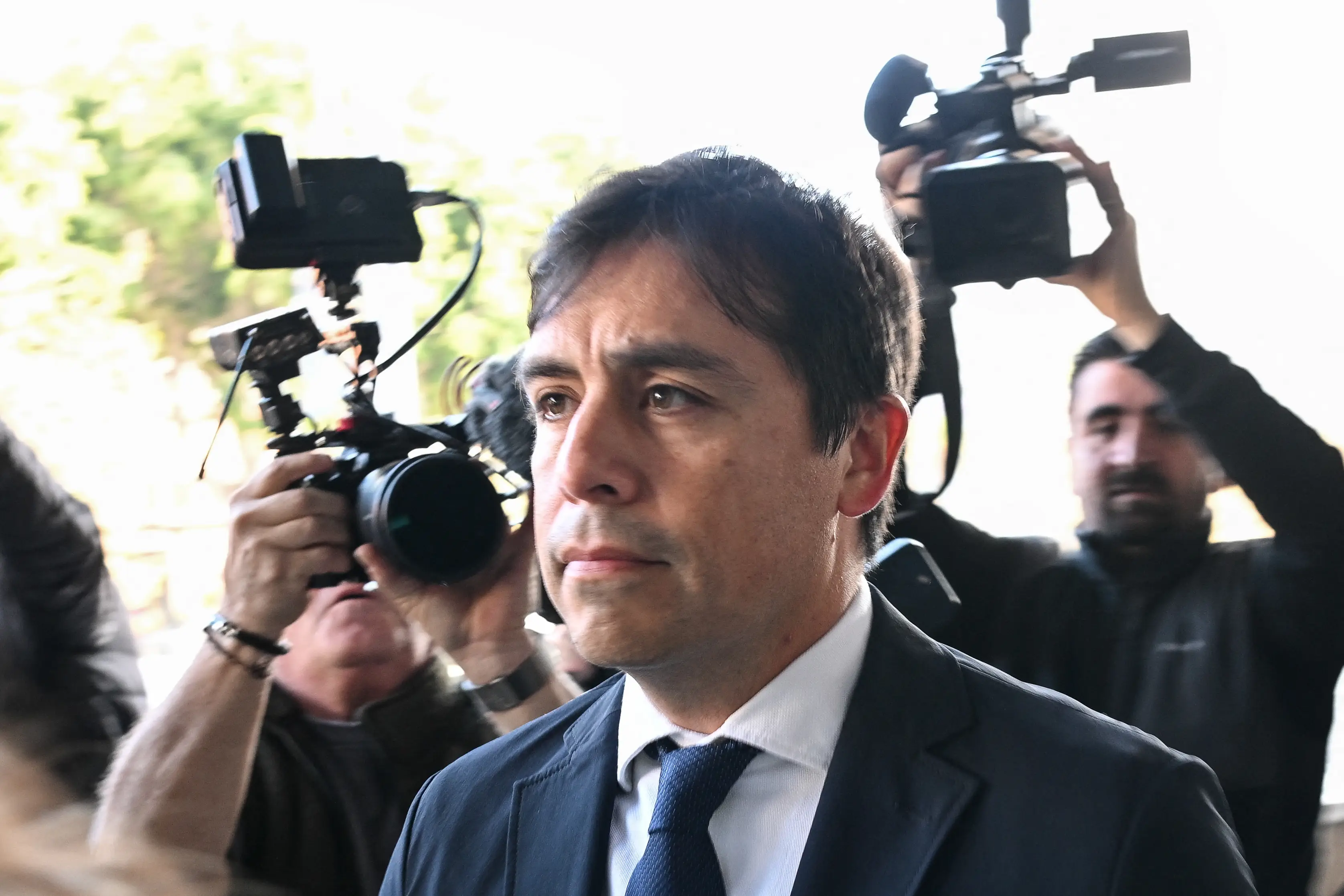 Salvador Plasencia pleaded guilty to supplying Perry with ketamine, though denies supplying the dose that killed him, and told his family 'I am just so sorry' (Robyn Beck / AFP via Getty Images)