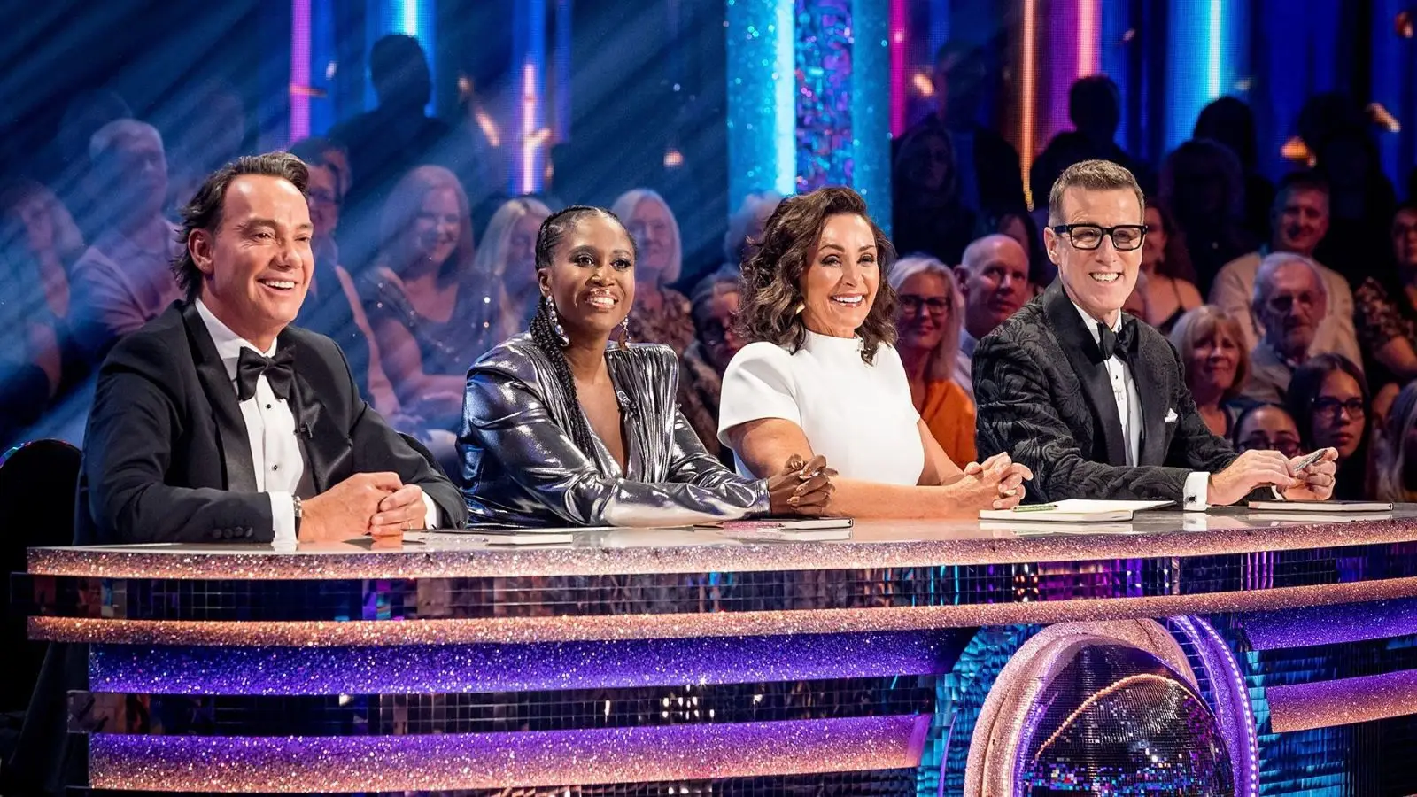 Shirley Ballas, Anton Du Beke and Craig Revel Horwood will be on the panel for the Strictly 2027 tour (Guy Levy via BBC)