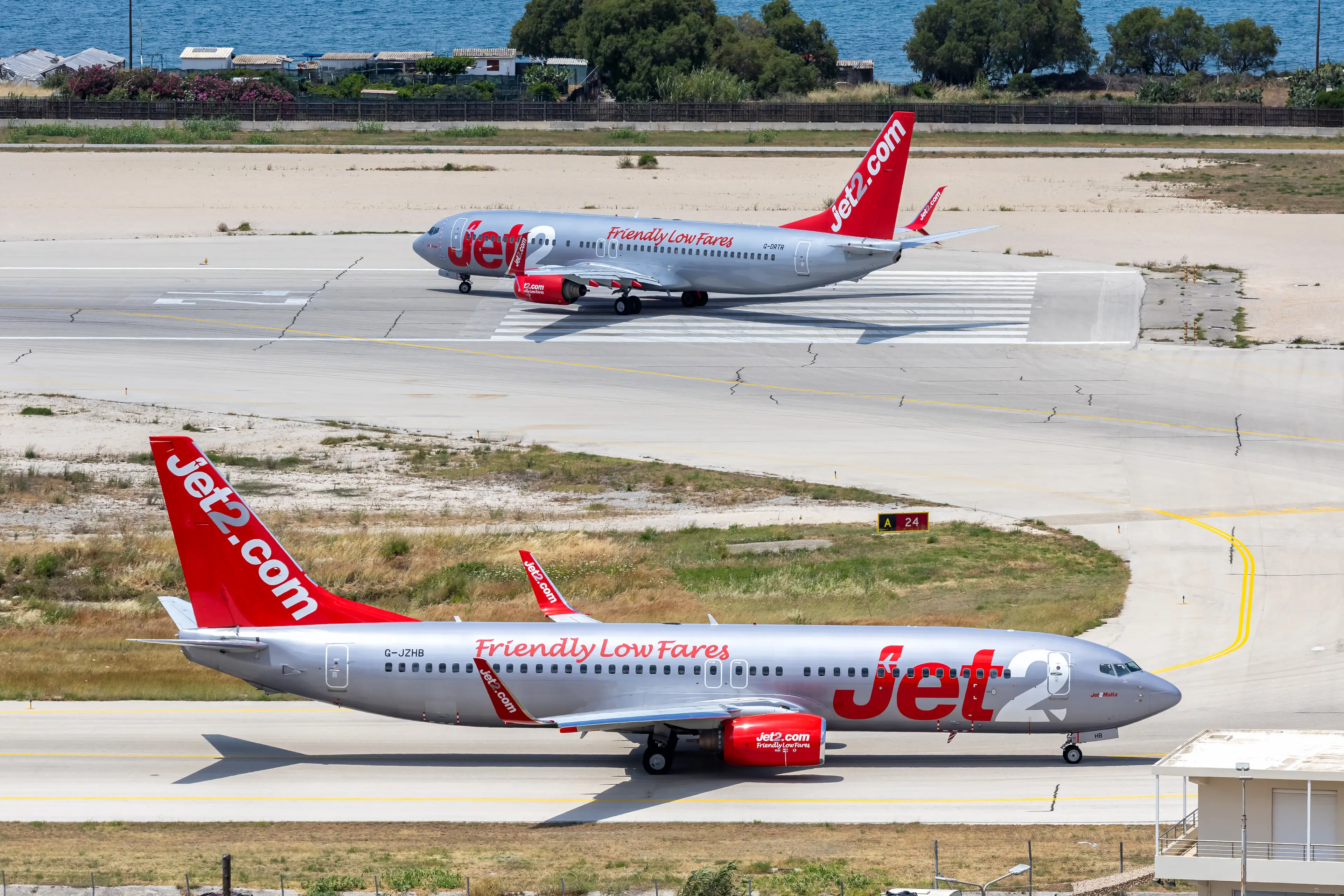 Jet2 staff are alleged to have told the mum that the airline's 'policy' prevented them from being allowed on the plane (Getty Stock Photo)