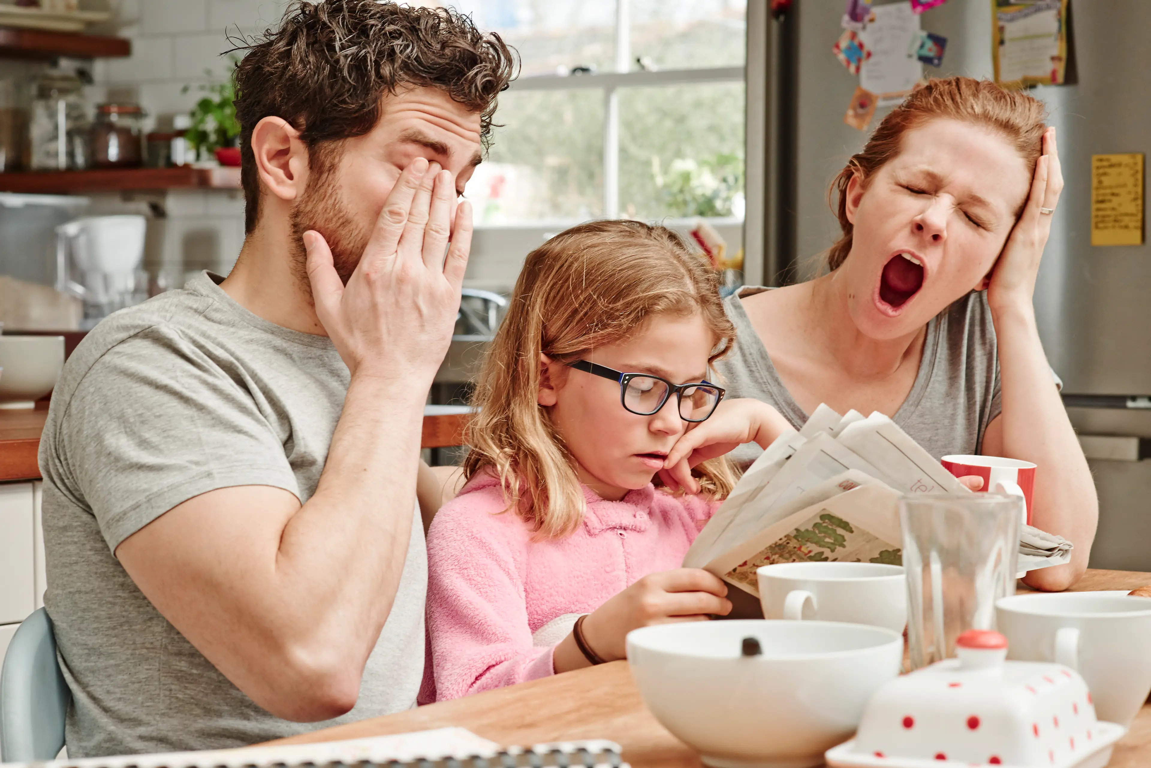 "Mummy, daddy, when will I get a little brother or sister?" "Not for ages, darling." (Getty Stock Photo)