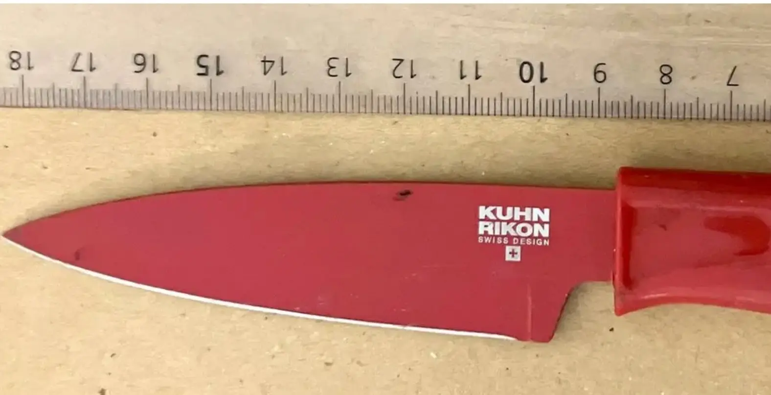 A kitchen knife that was used during a procedure performed on Gustavson (Metropolitan Police)