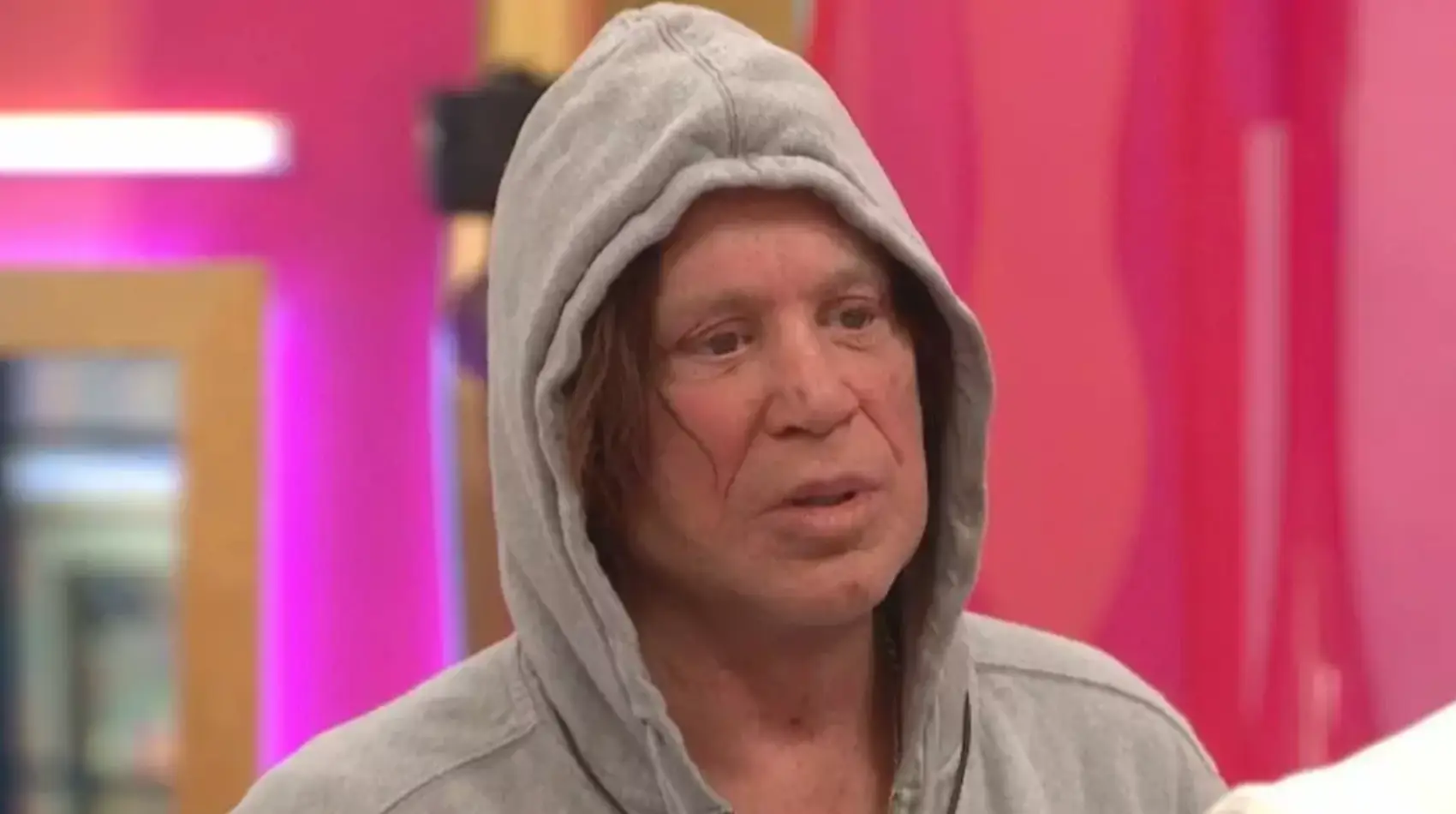Mickey Rourke has found himself in hot water due to his behaviour (ITV)