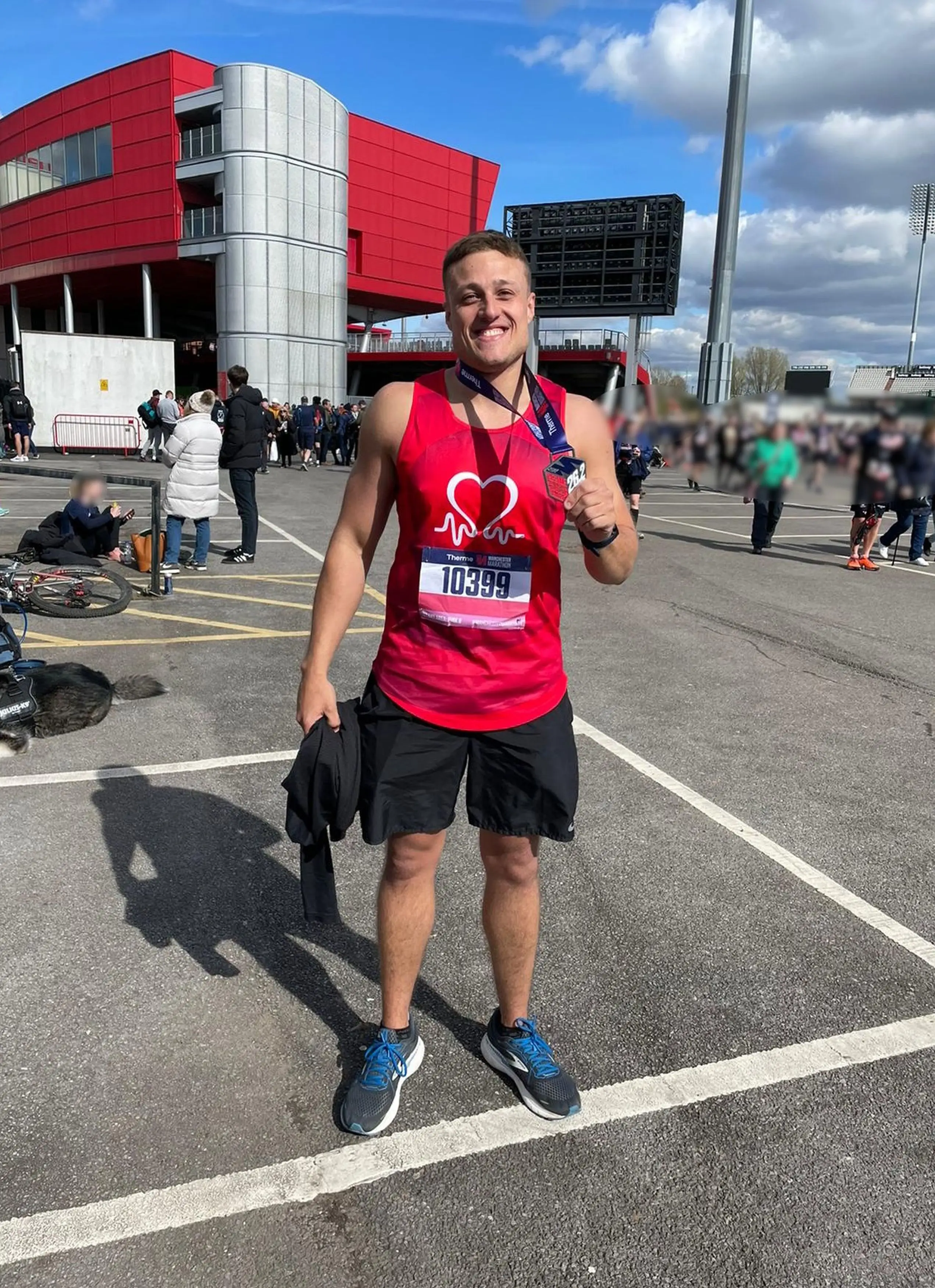 He'd been ignoring symptoms for months and was later diagnosed with a 'hole in the heart' (Kennedy News and Media)