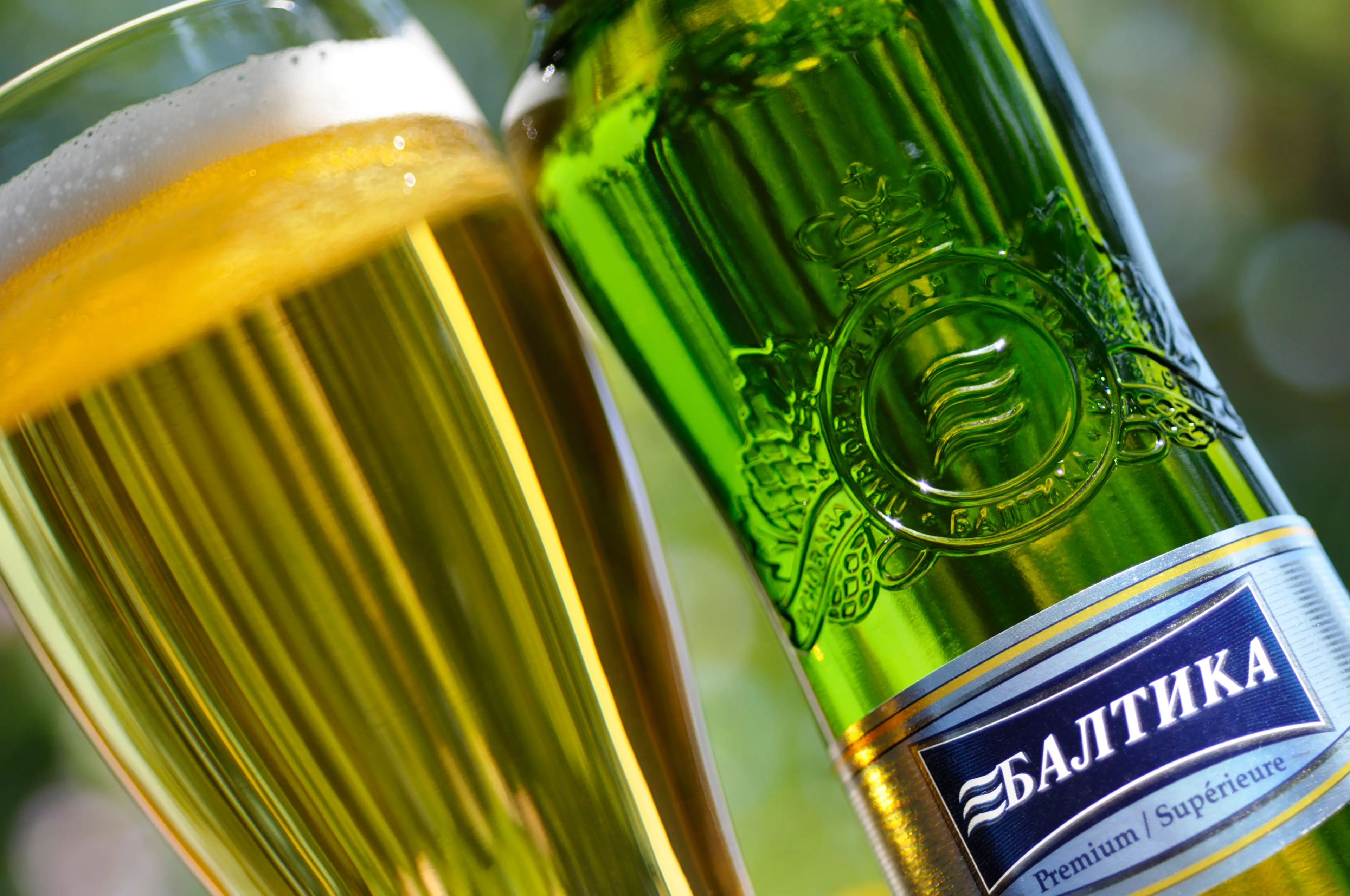 Baltika Lager.