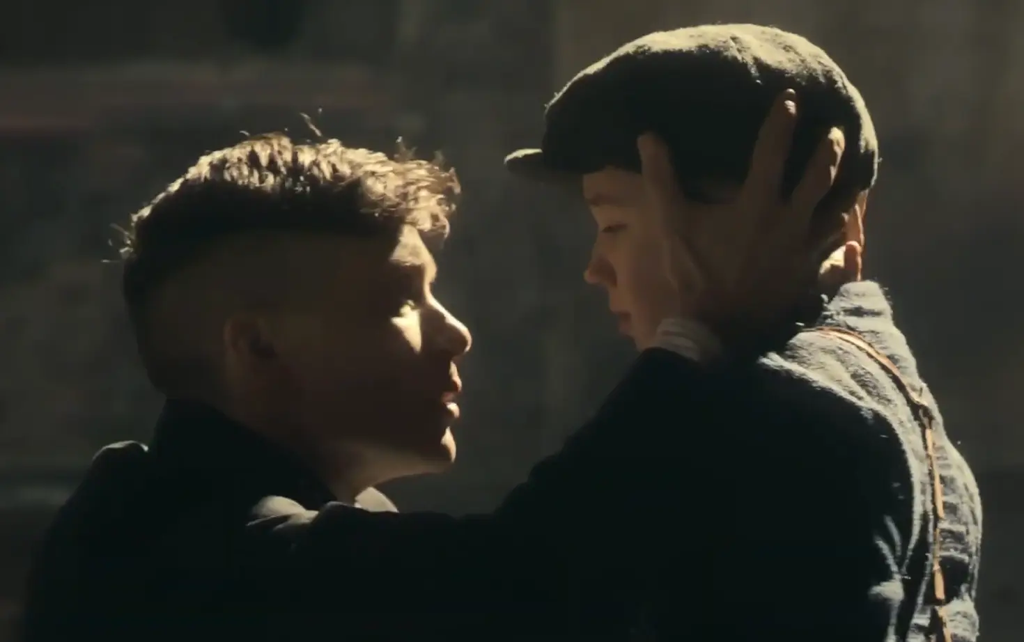 Finn and Tommy Shelby in season one (BBC)